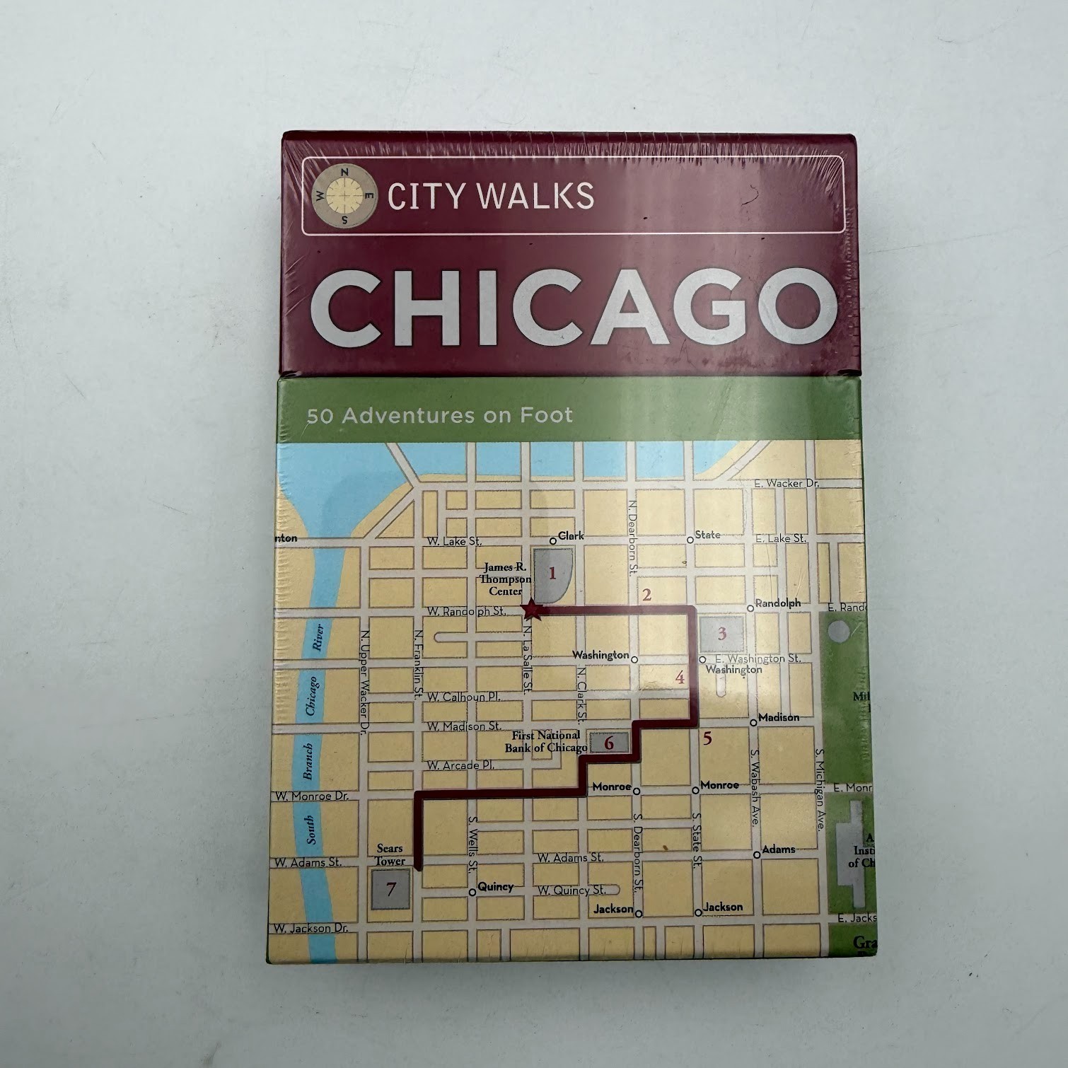 City Walks Deck: Chicago: 50 Adventures Flash Cards (Experience Chicago on Foot)