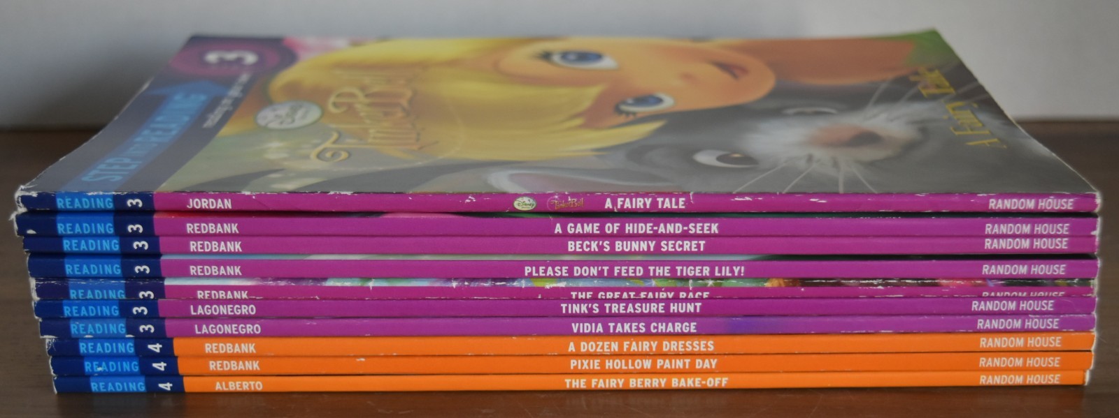 Step Into Reading Level 3 & 4, Disney Fairies, Lot of 10, TPB/VGC