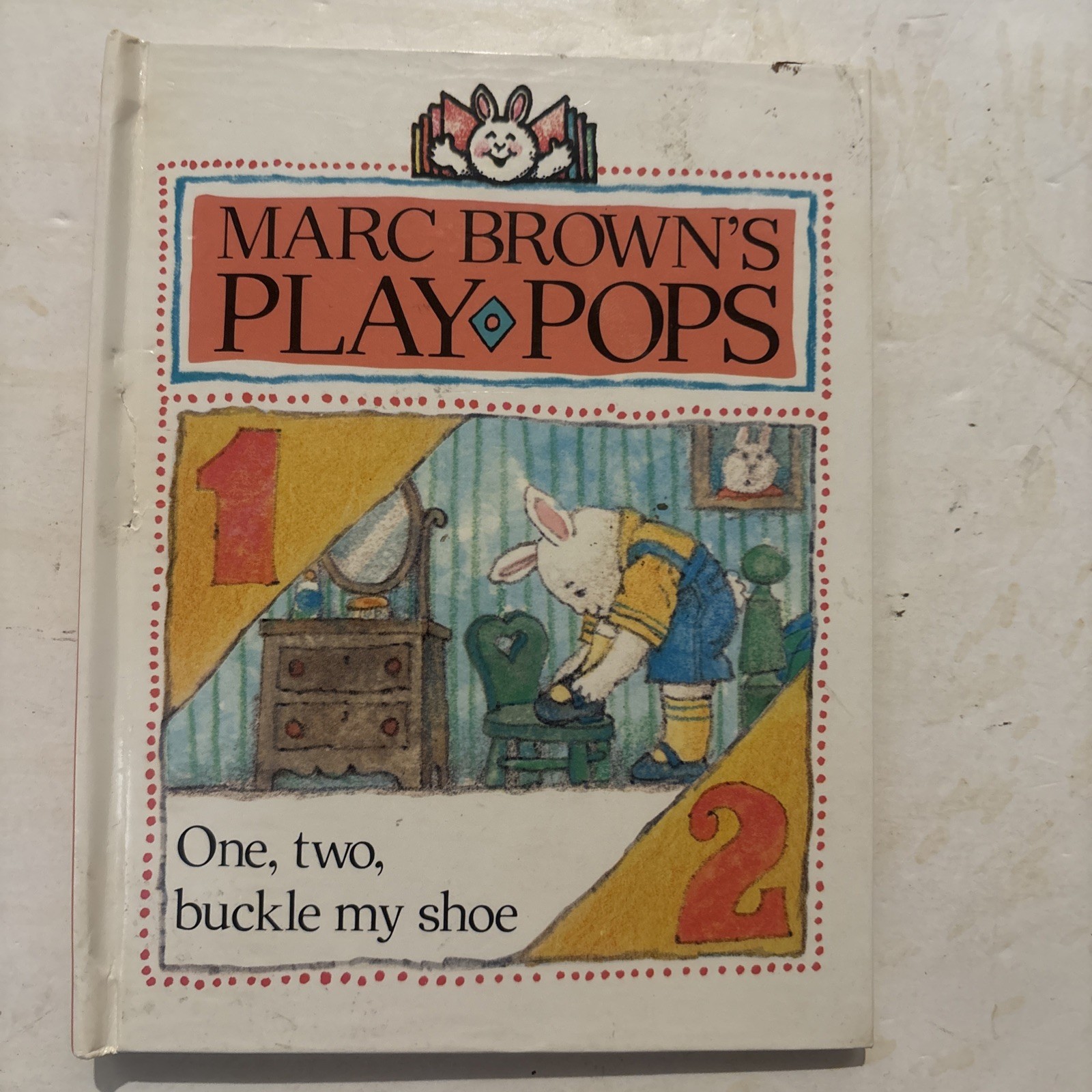 Marc Brown’s PLAY POPS One, Two, Buckle My Shoe 1989 1st Ed. Pop-Up HC Book