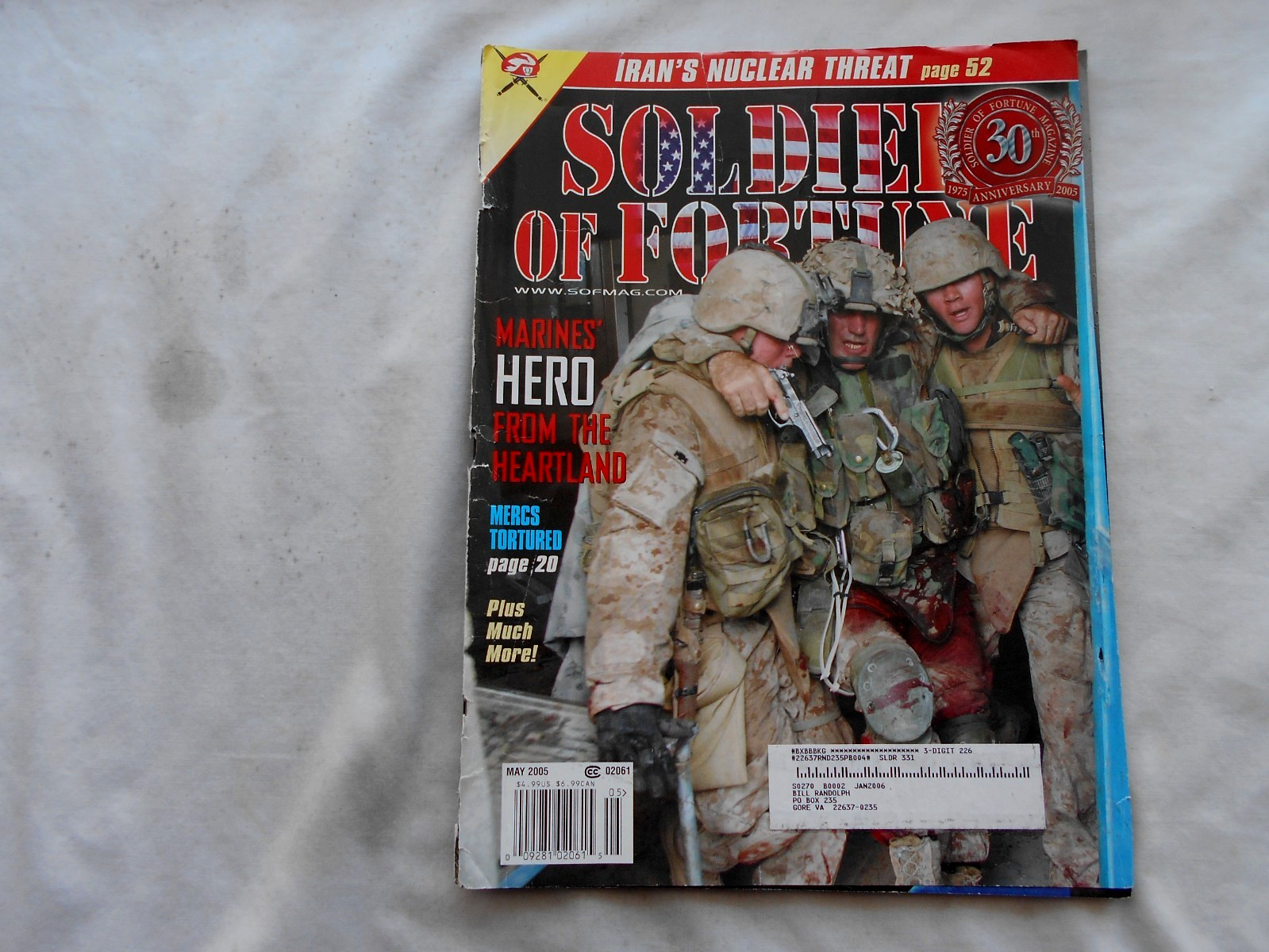 SOLDIER OF FORTUNE Magazine-MAY,2005