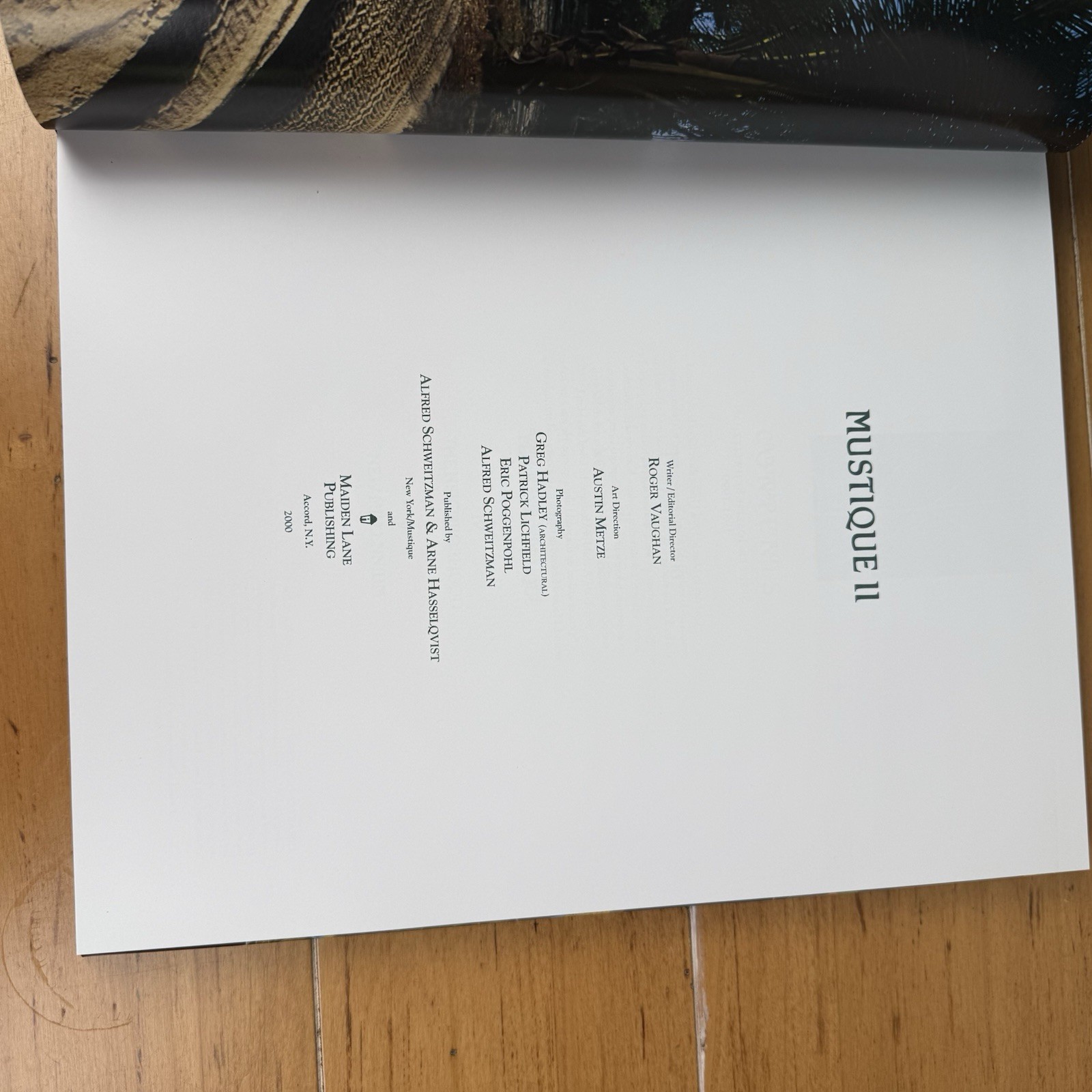 Mustique 1 & 2 Boxed Set First Ed Slipcase Roger Vaughan 1994 Photography Book