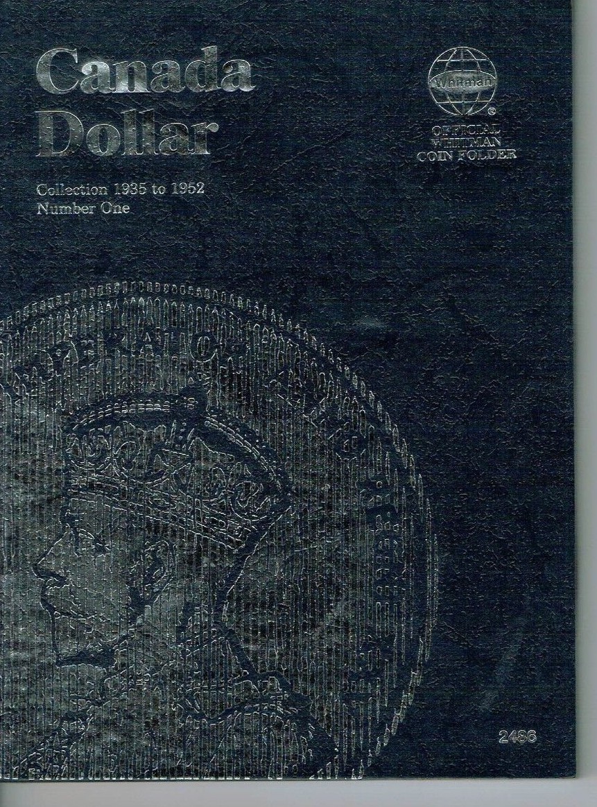 New Whitman Canadian Folder #1 for all King George V & VI Dollars 1935-1952