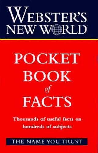 Websters New World Pocket Book of Facts – Paperback – VERY GOOD