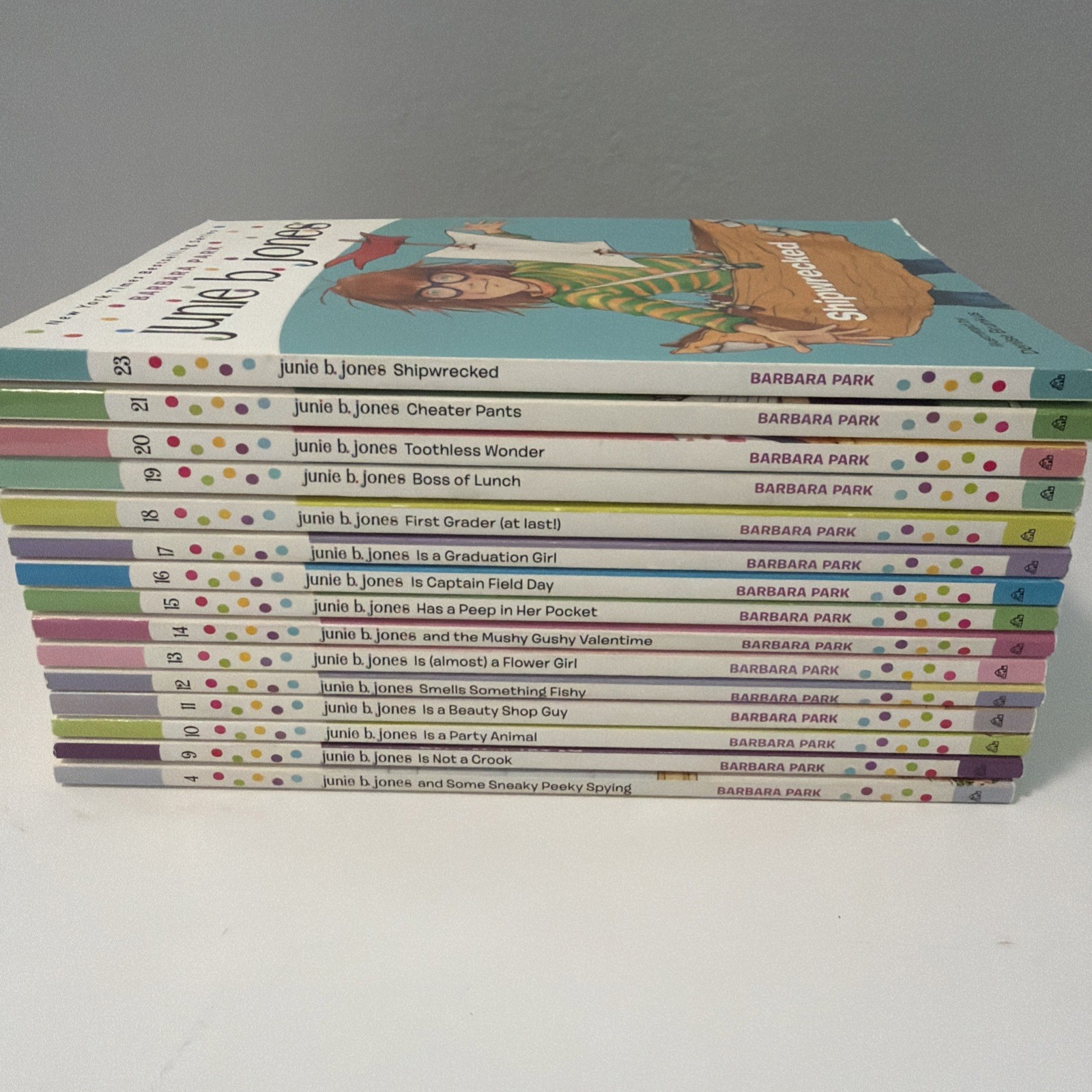 Junie B Jones Lot of 16 Barbara Park Kindergarten First Grade Books 4, 9-21 & 23