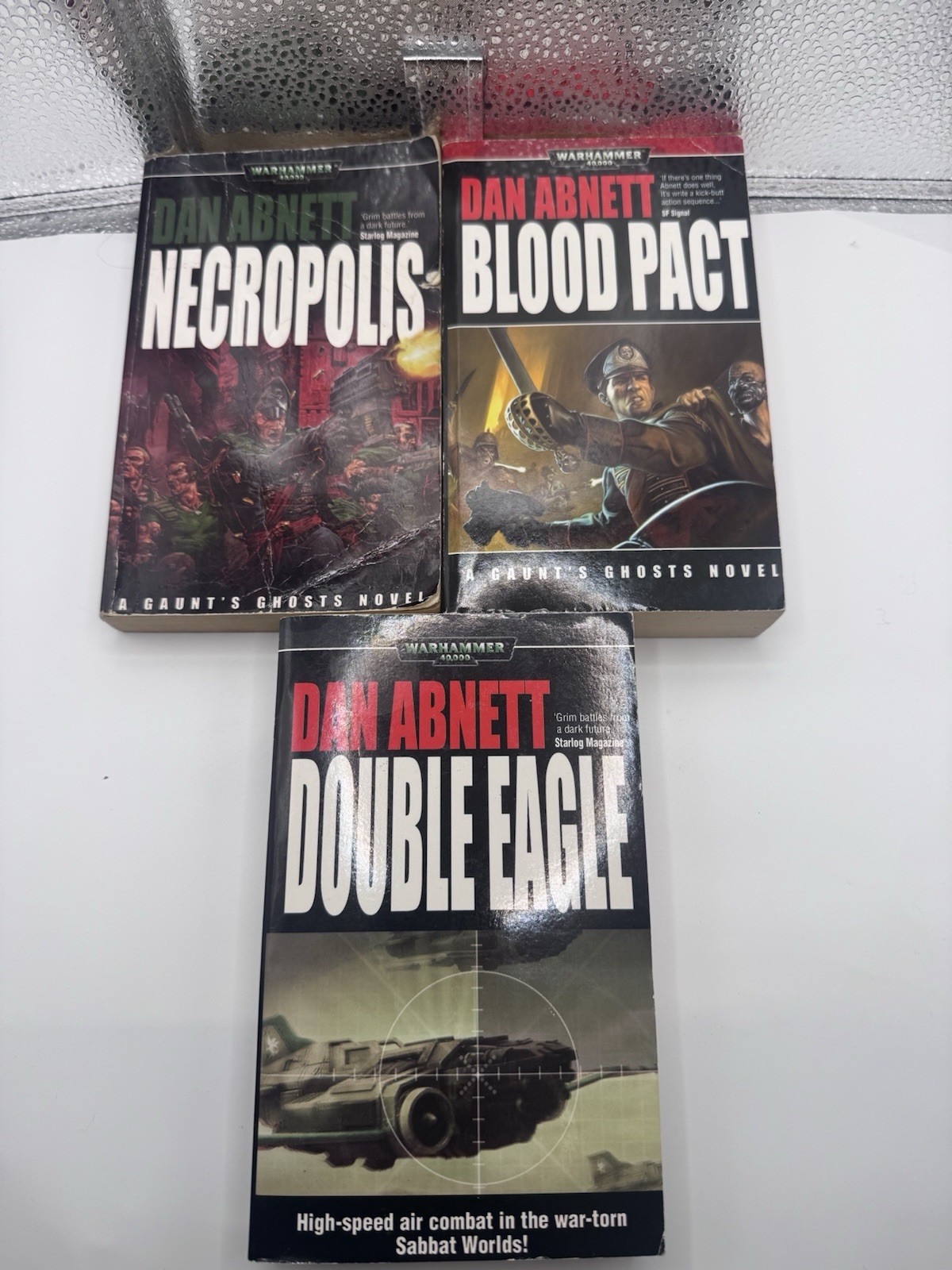 Warhammer 40K Dan Abnett Lot 3 Necropolis Blood Pact Double Eagle Gaunts Ghosts