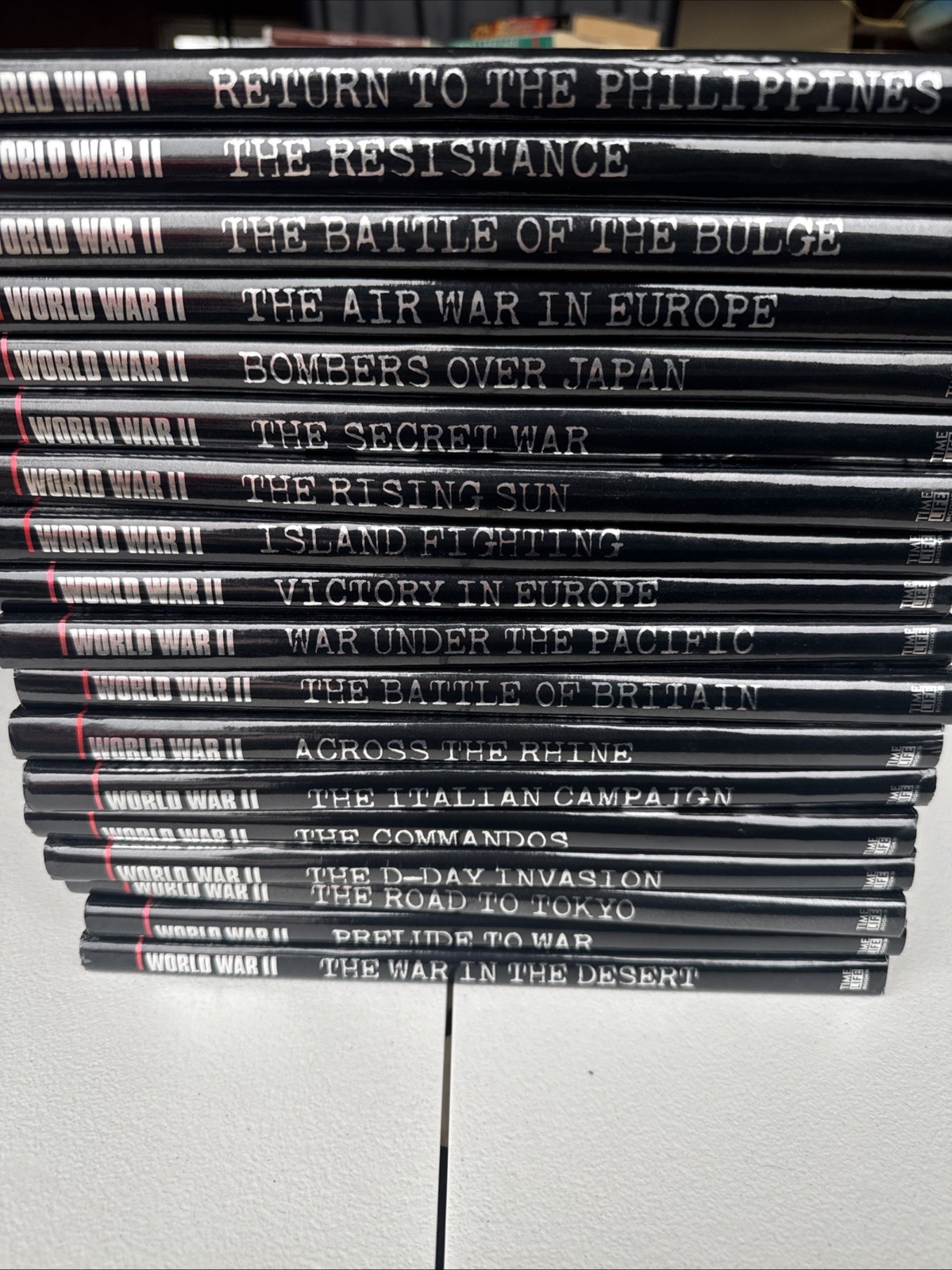 Set Of 18 Time Life Collectors Edition World War II Collectors Edition Hardcover