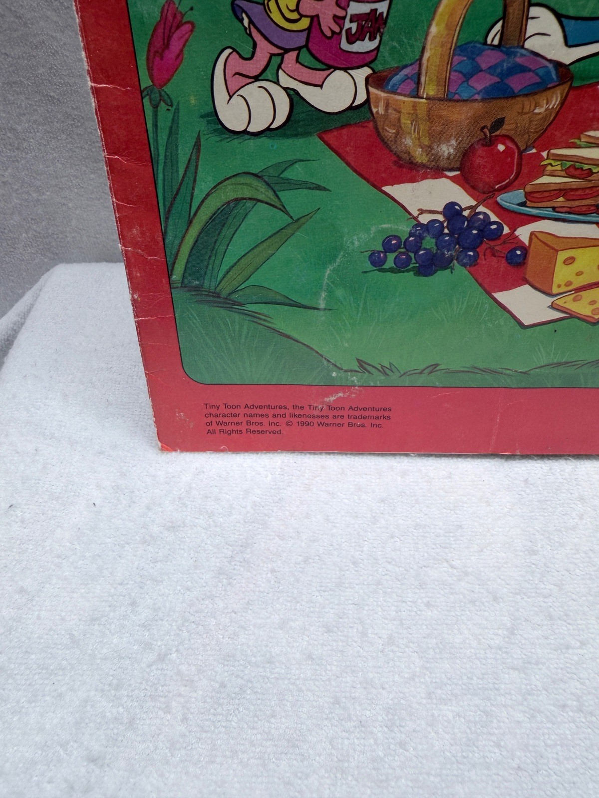 Tiny Toon Adventures Sticker Fun Golden Coloring Book Used Condition