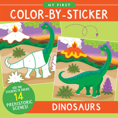 Dinosaurs First Color by Sticker Book: New