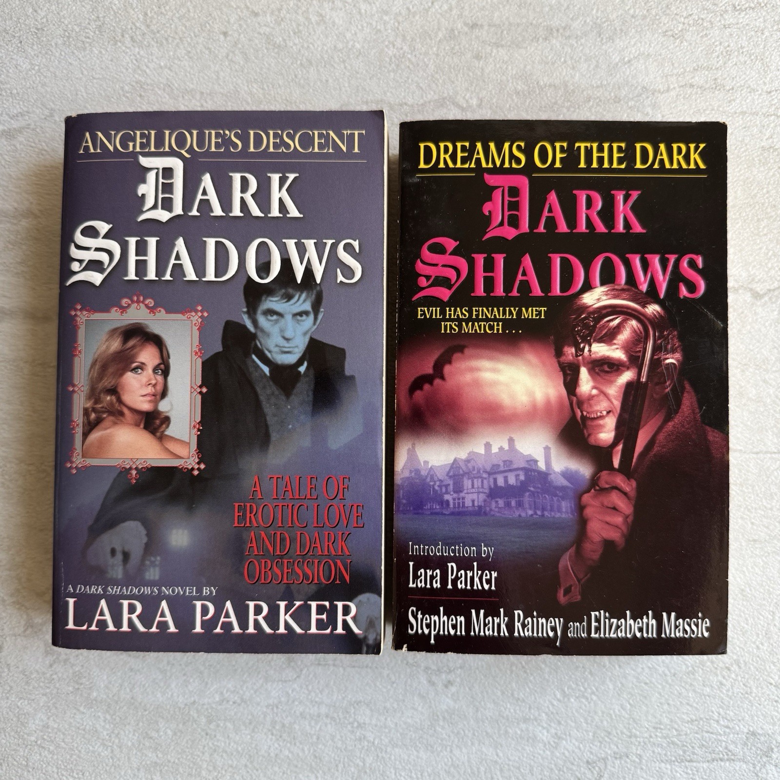 Angelique’s Descent/Dreams of the Dark: Lot of 2 Dark Shadows Books – PB, Good