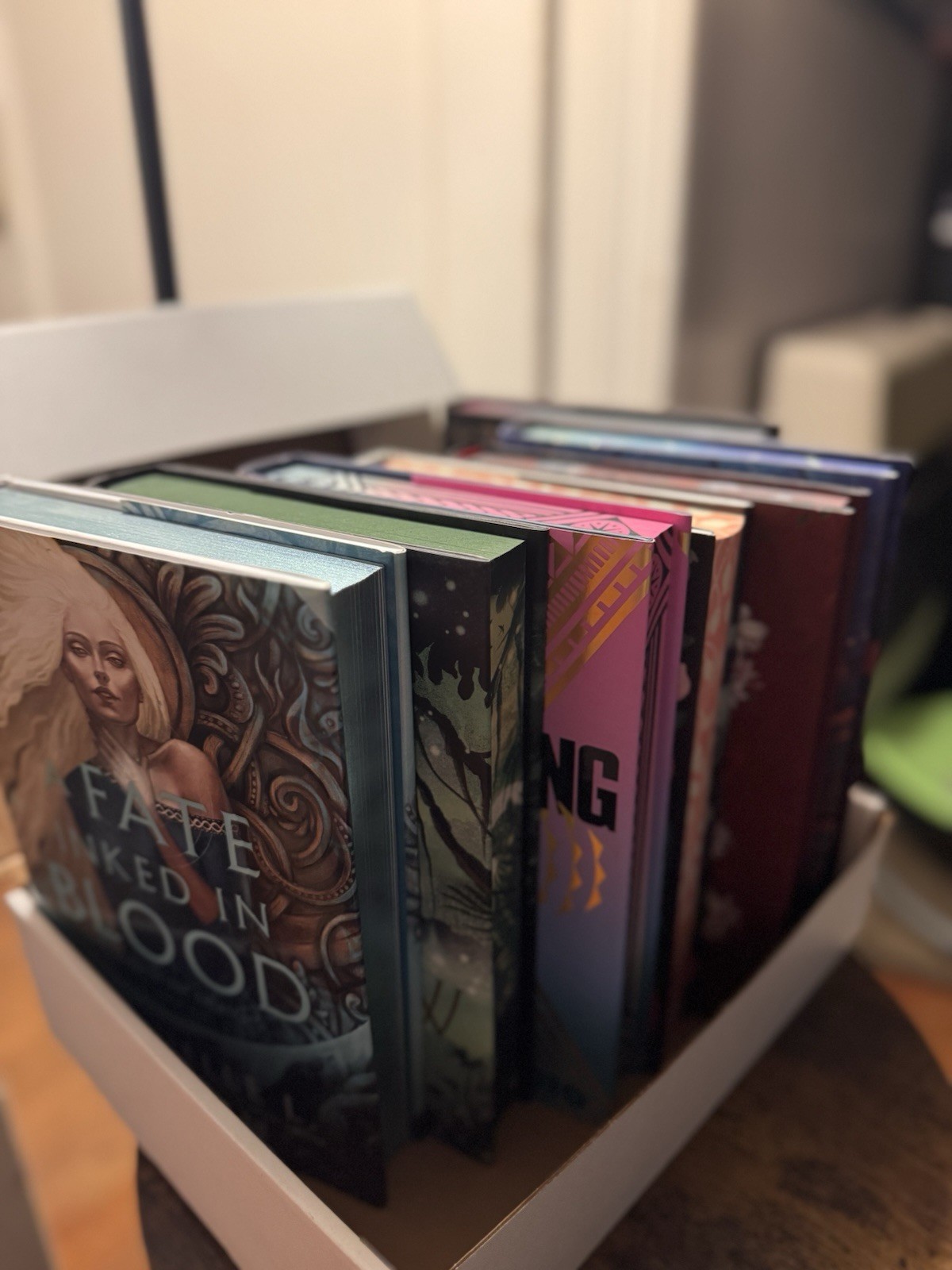 Special edition Book Lot- Includes A fate Inked In Blood- Signed & Sprayed Edges