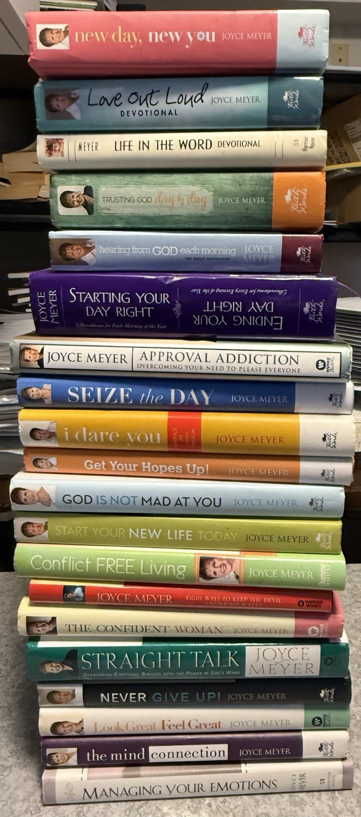 Lot Of 20 Joyce Meyer Hardcover Books