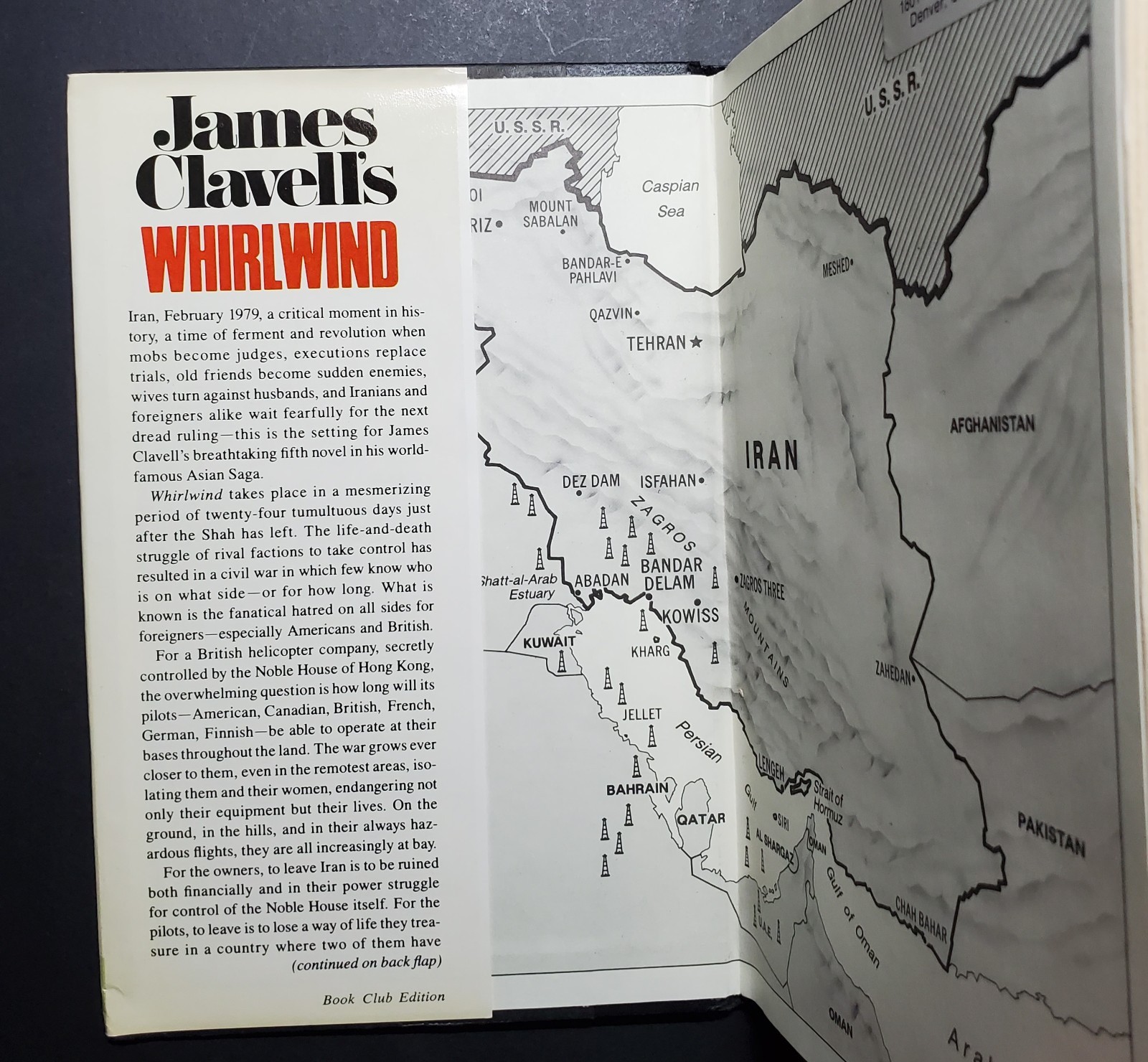 James Clavell Whirlwind– 2 Volume Set (1986 BCE Hardcovers w/Dust Jackets)