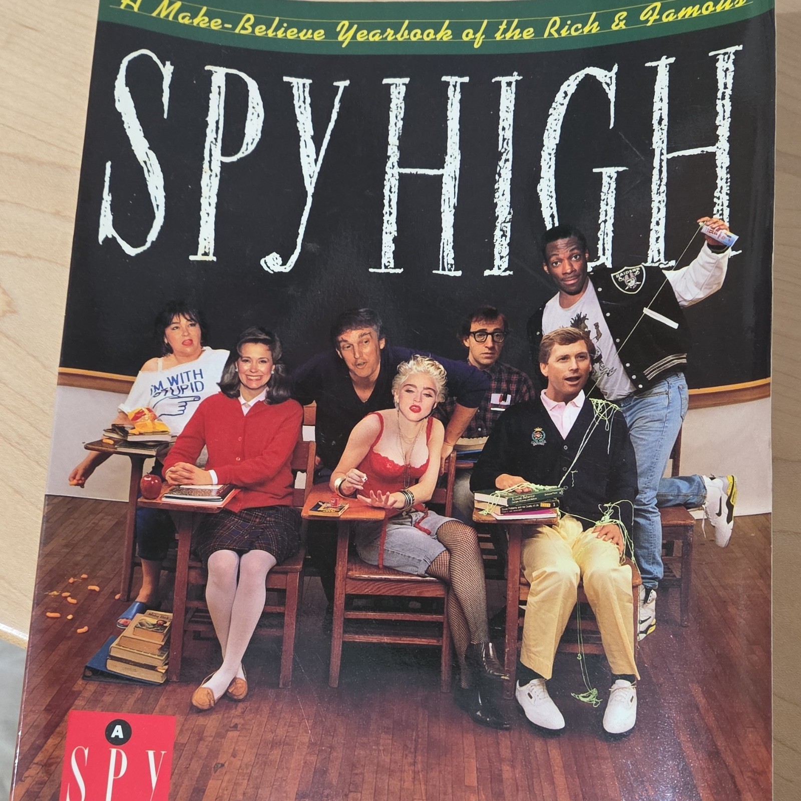 Spy High ’91 Make-Believe Yearbook Rich & Famous HC 1991 Illustrated