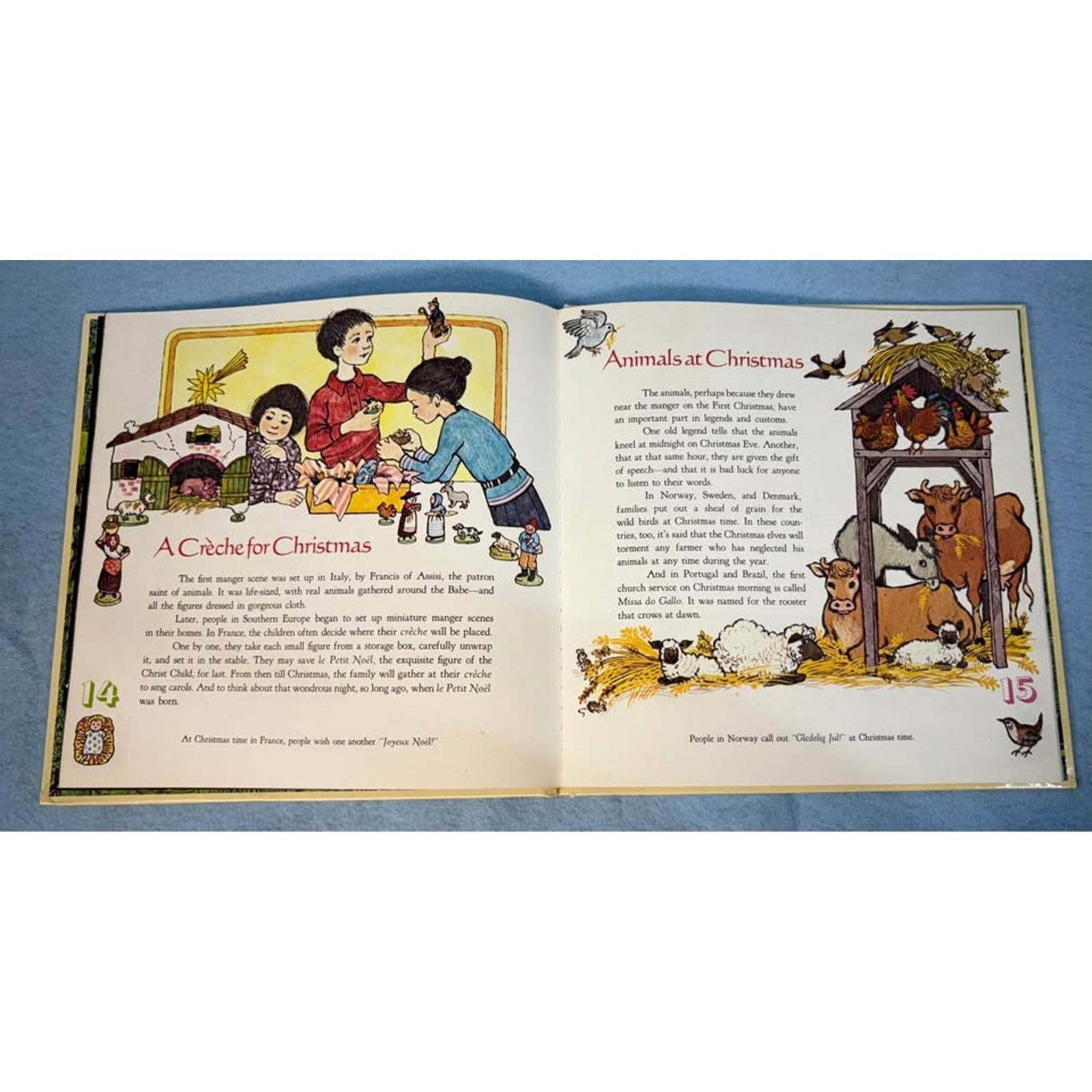 The Joys of Christmas by Kathryn Jackson & Jenny Williams 1976 Golden Book