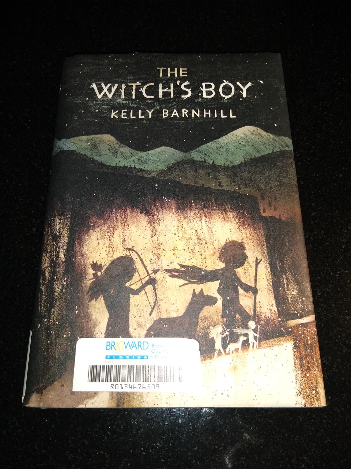 The witch’s Boy hardcover book by Kelly Barnhill copyright 2014
