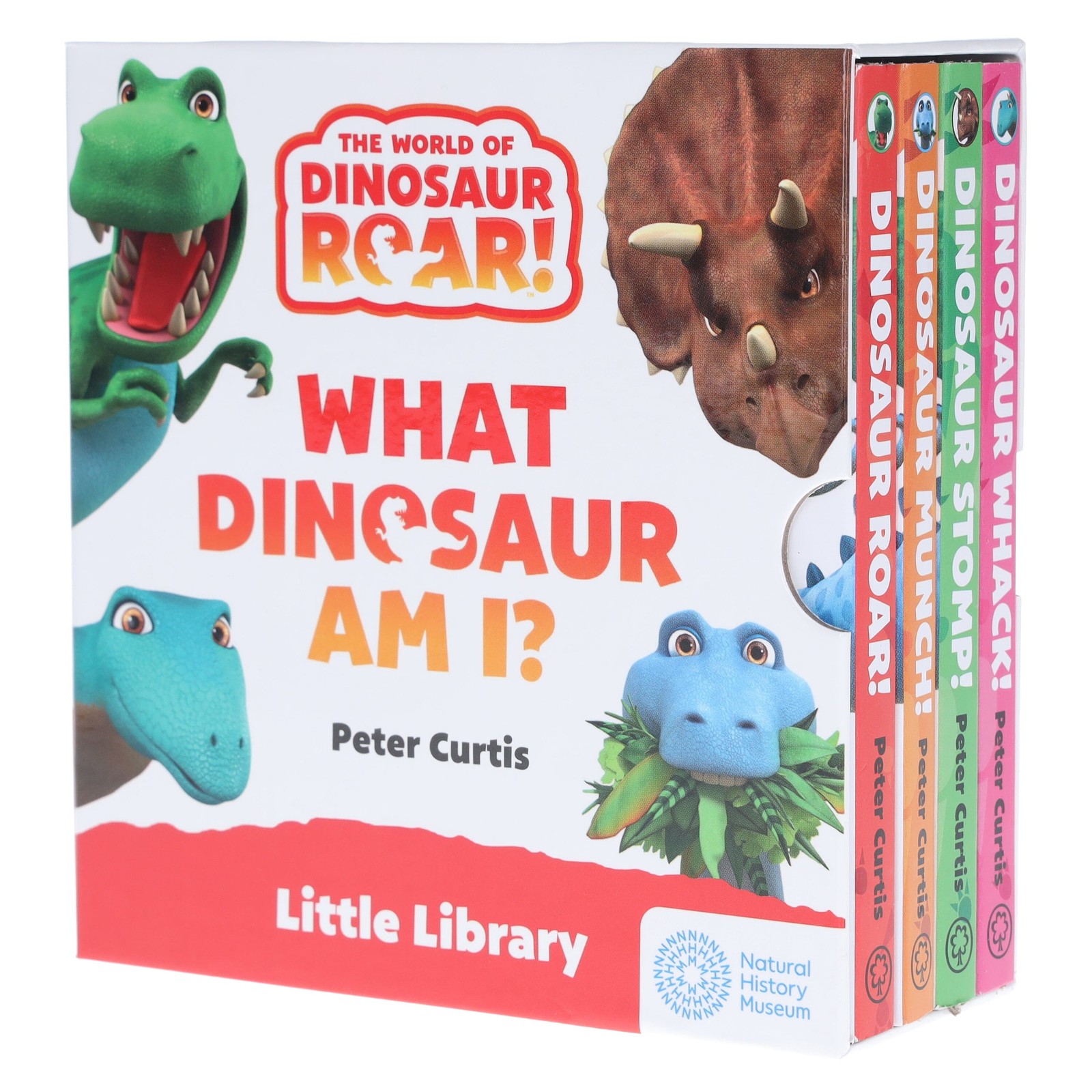 The World of Dinosaur Roar!: What Dinosaur Am I? by Peter Curtis 4 Books – BB