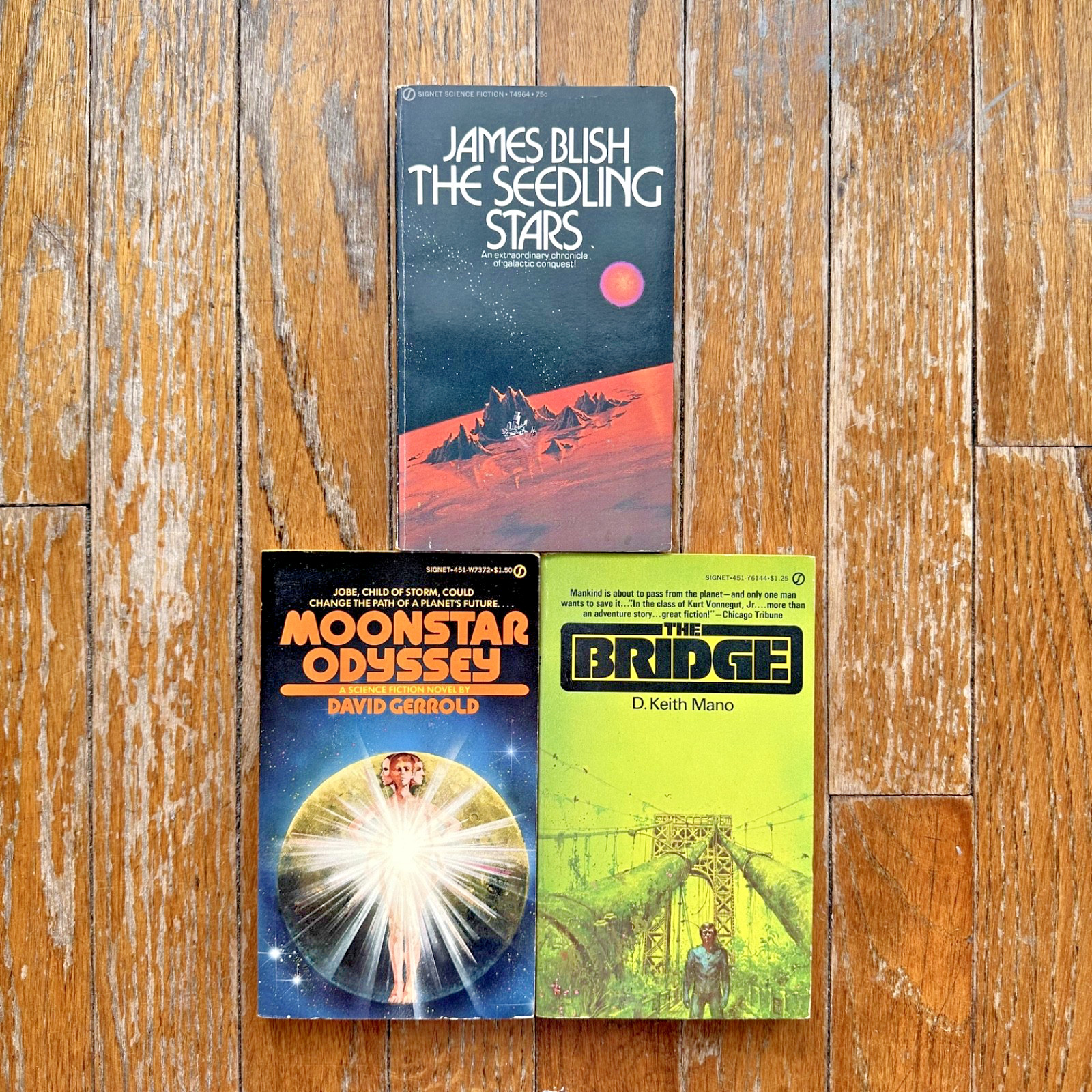 James Blish SEEDLING David Gerrold D Keith Mano BRIDGE SIGNET SF PB Lot 3