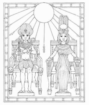 King Tut Coloring Book by Wynne, Patricia J.