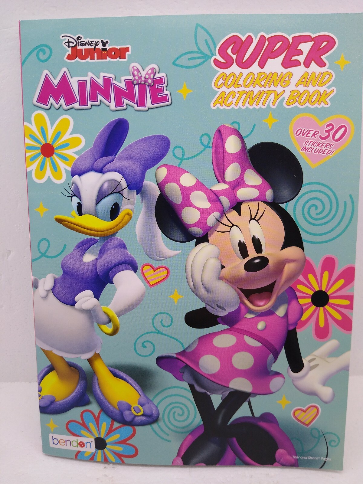Disney Jr~ Minnie ~Super Page Coloring And Activity Book~stickers ~ New