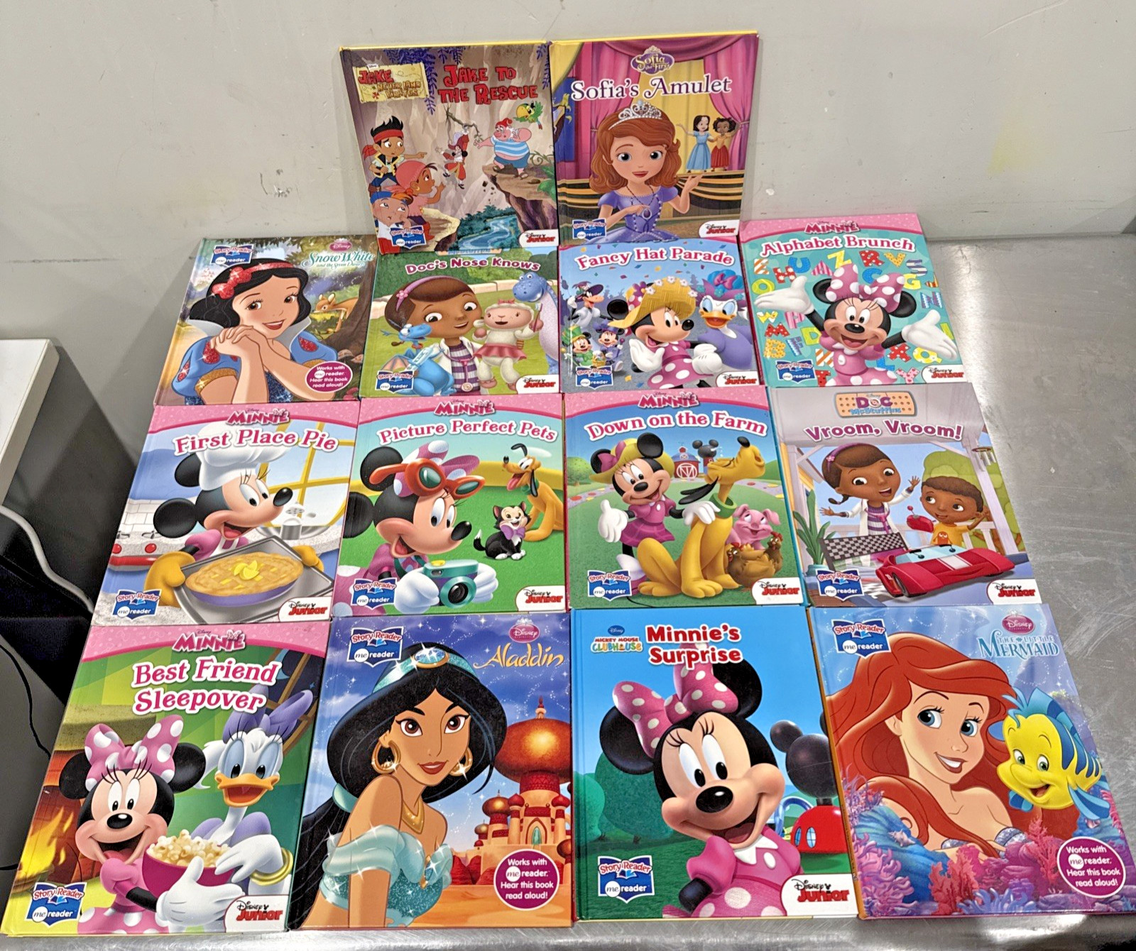 Lot of 14 Story Reader Disney Mickey Minnie Mouse Clubhouse Me Reader Books
