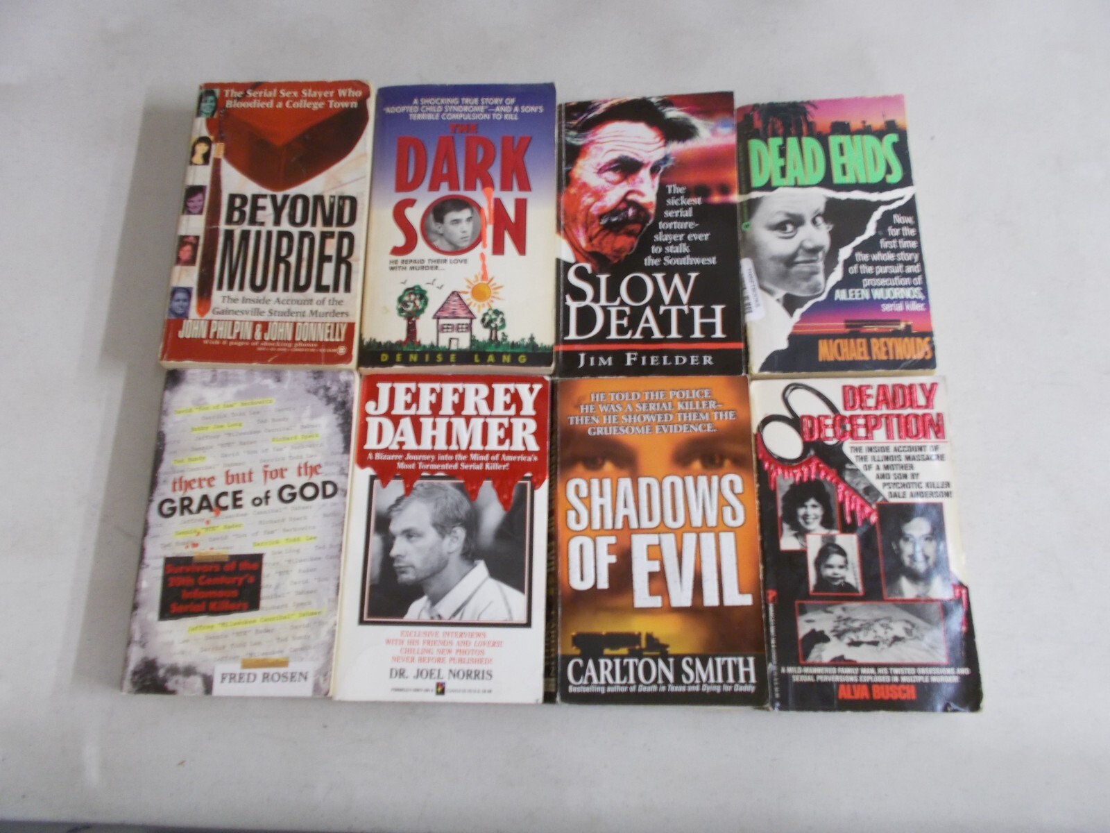 8 SERIAL KILLERS # PB TRUE CRIME GRACE GOD DAHMER EVIL DECEPTION MURDER DEATH