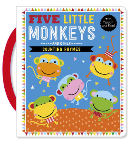 Five Little Monkeys and Other Counting Rhymes (Touch and Feel Bedtime – GOOD