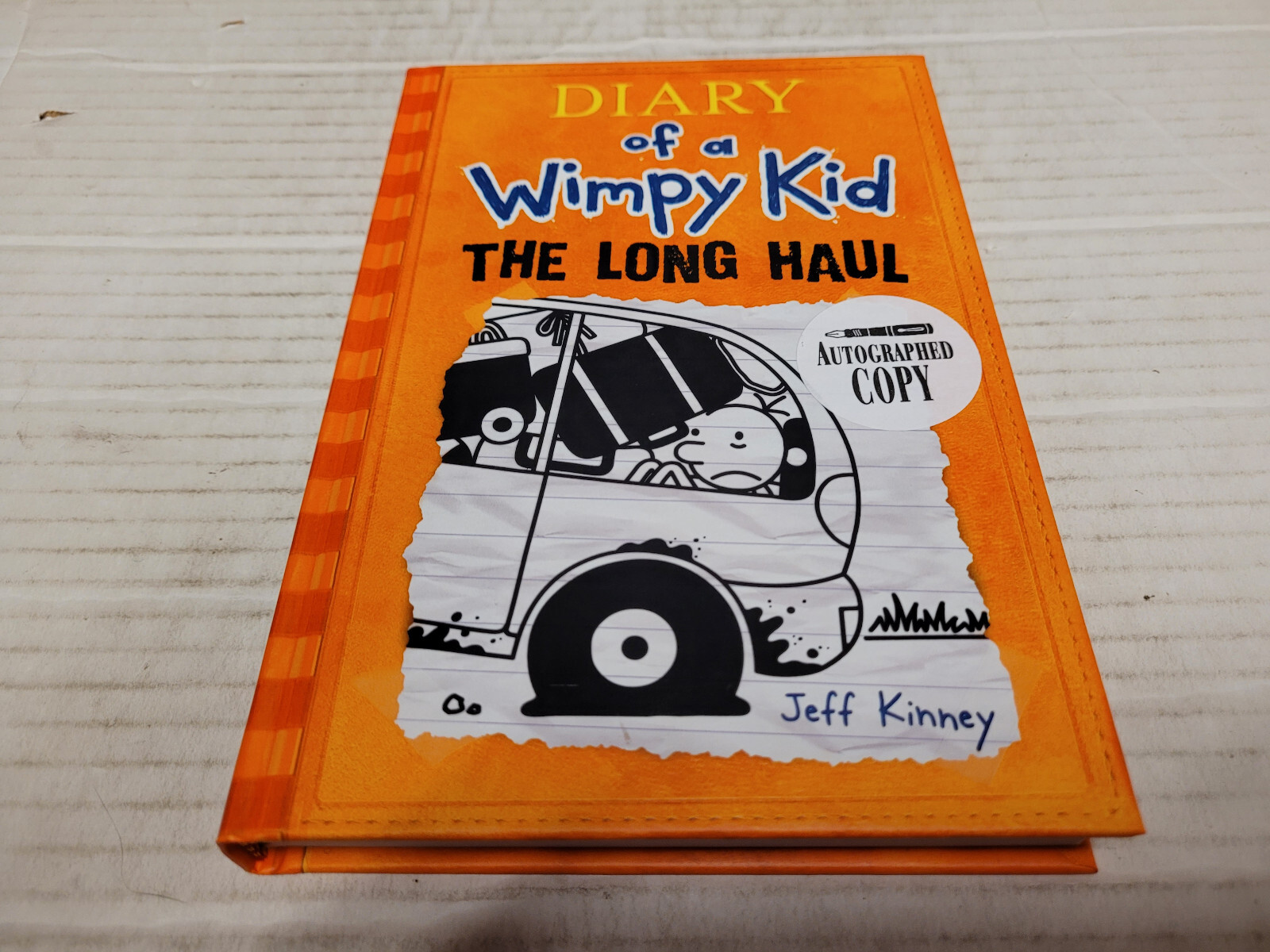 The Long Haul by Jeff Kinney (2014, Hardcover) SIGNED 1st/1st