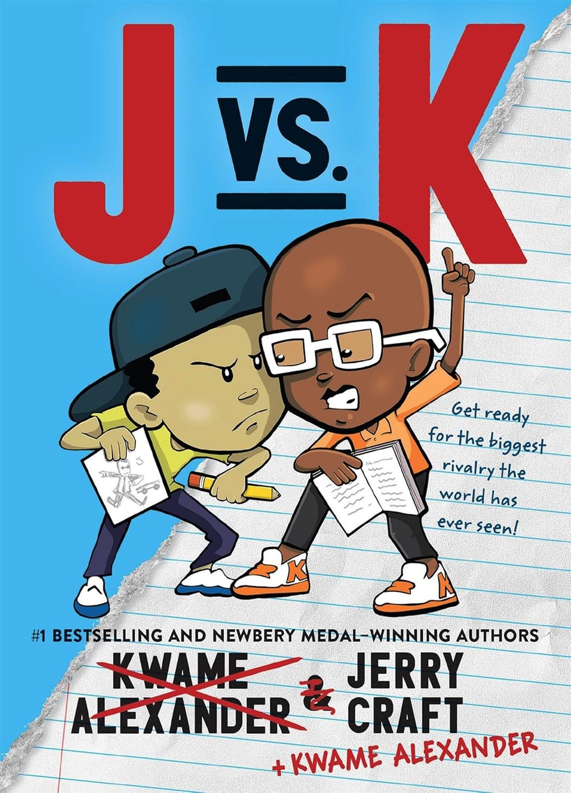J vs. K by Kwame Alexander and Jerry Craft 2025 Hardcover