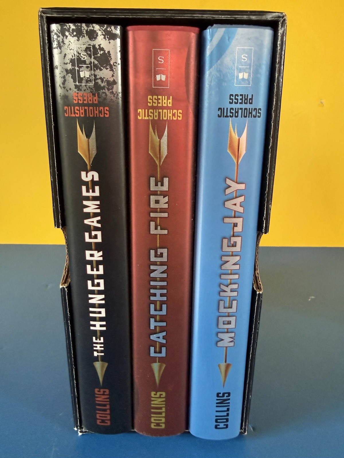 The Hunger Games Trilogy Boxed Book Set of 3 Collins Suzanne 1st Ed. Fantasy HC