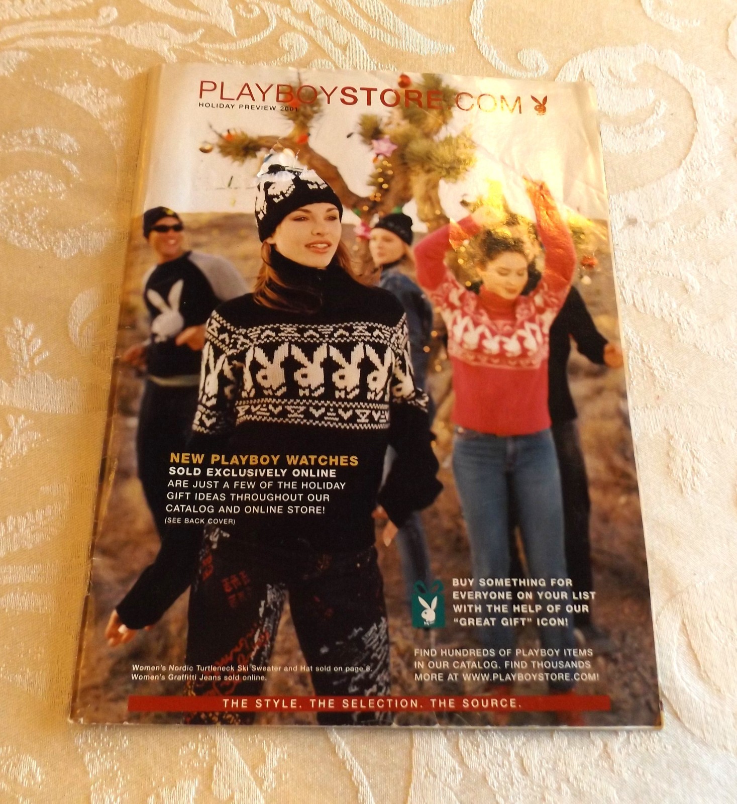 25 YEAR OLD PLAYBOY MAGAZINE CATALOG 🔥 HOLIDAY 2001 🔥