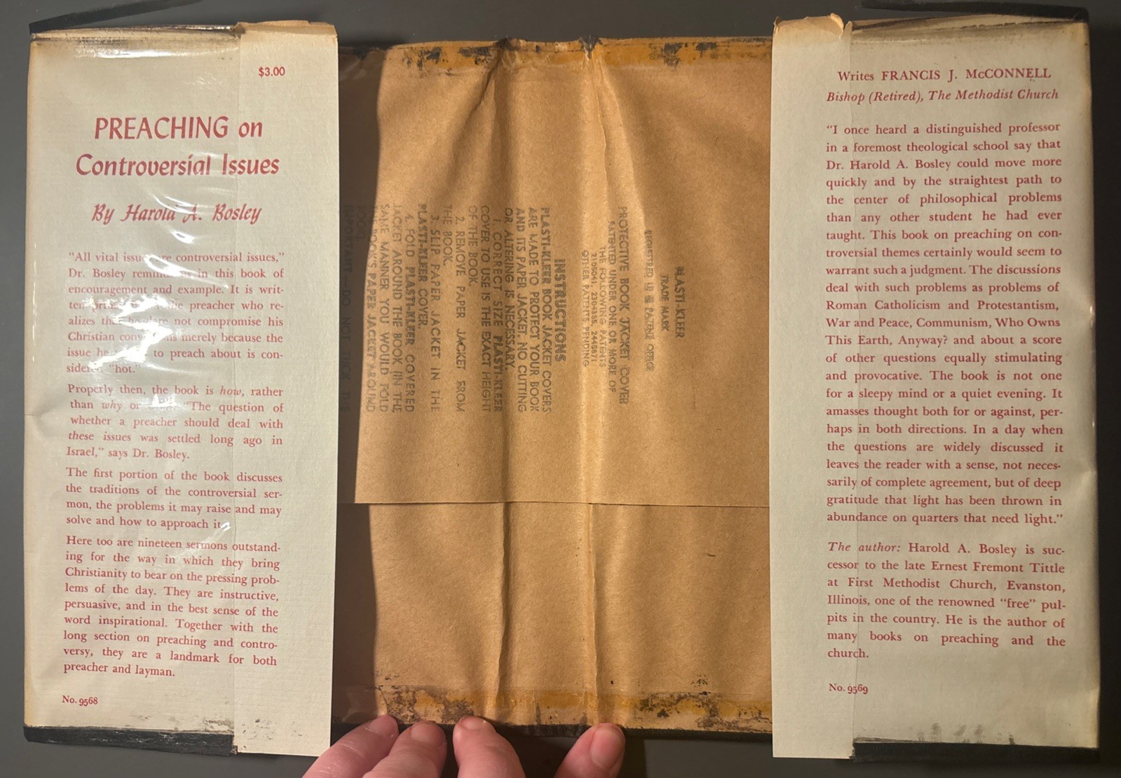 Preaching on Controversial Issues by Harold A. Bosley 1953