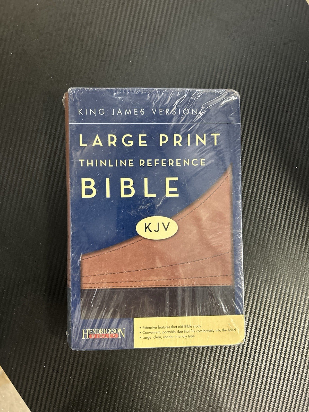 NEW King James Version Large Print Thinline Reference Bible – Hendrickson Bibles