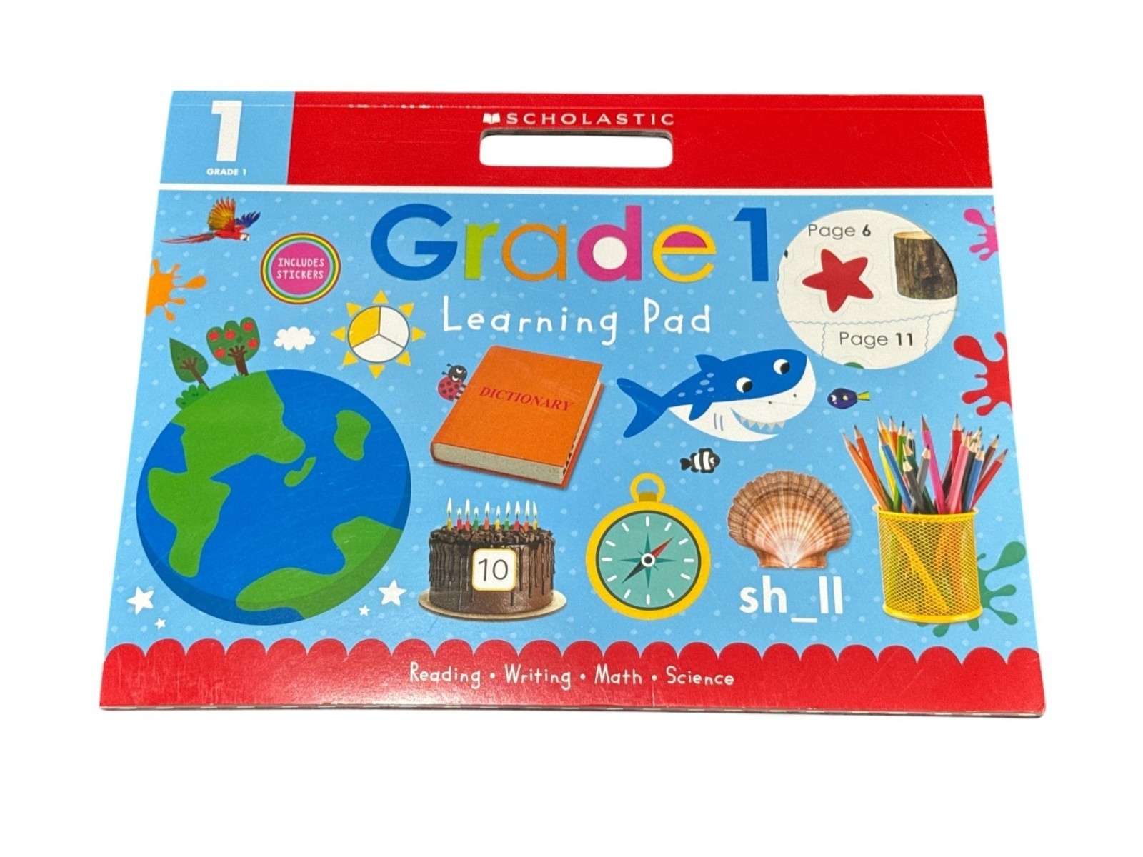 Set of 5 Scholastic Early Learning Workbooks Set Includes Alphabet & Grade Pre-k