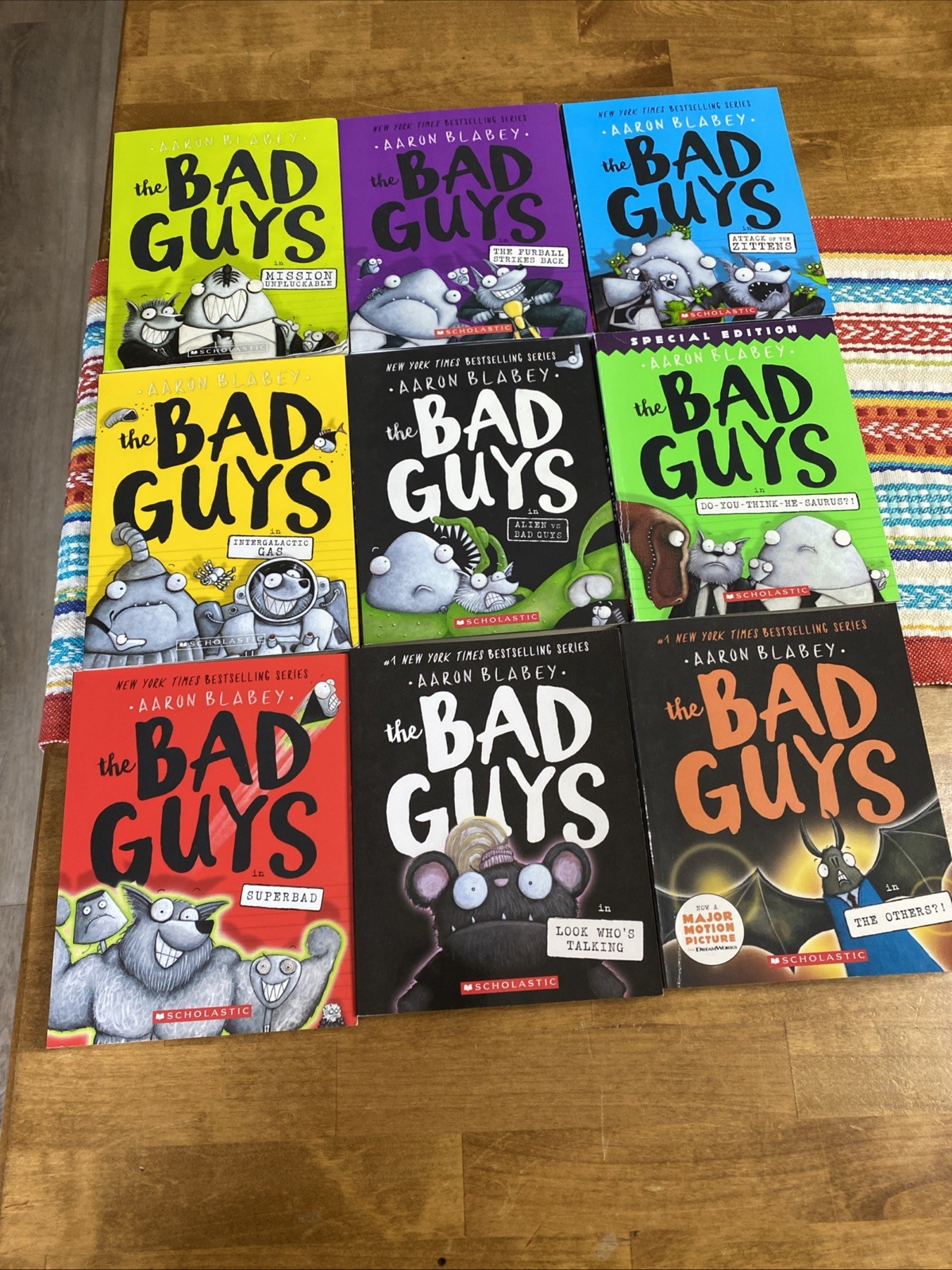 The Bad Guys Children’s Books – Lot Of 9 Aaron Blabey 2 3 4 5 6 7 8 16 & 18