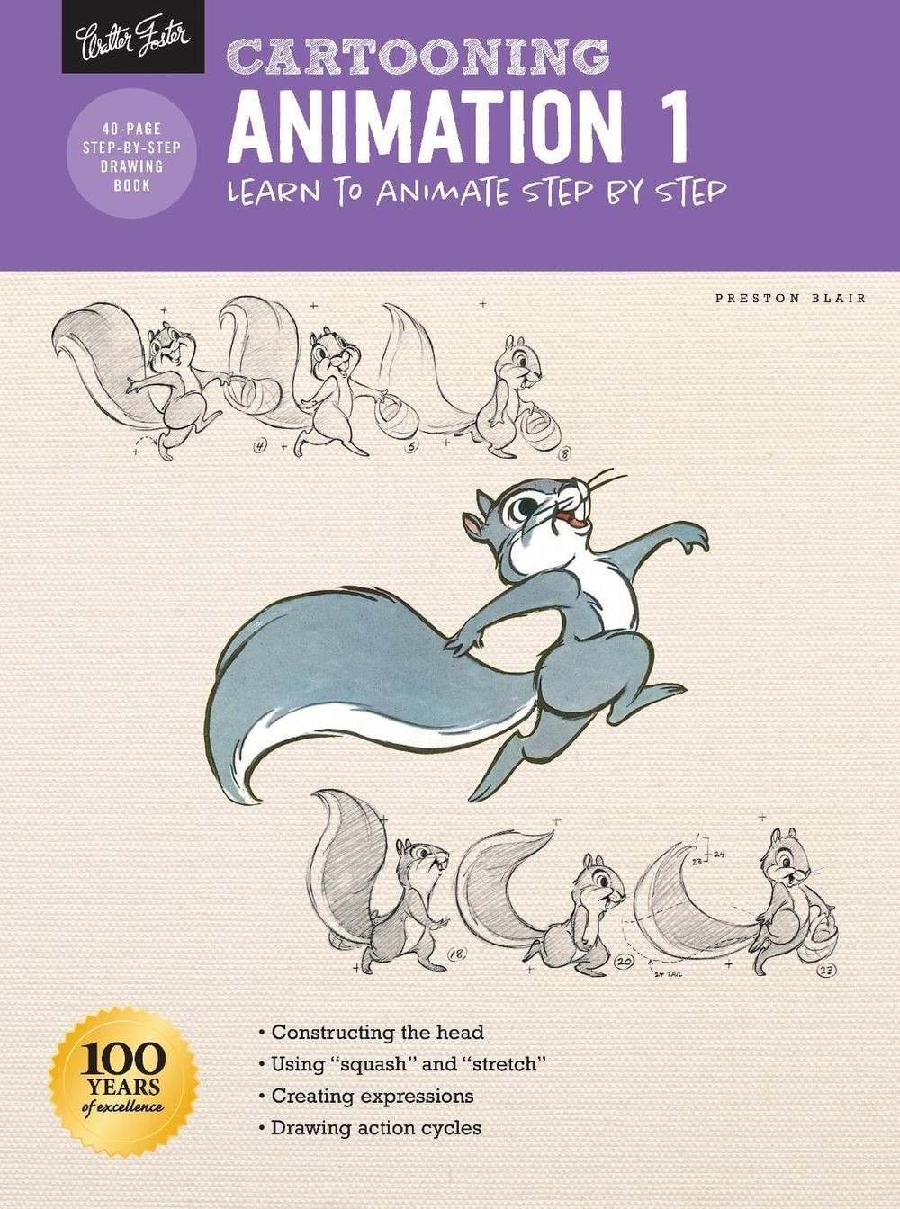 Cartooning: Animation 1 with Preston Blair: Learn to animate step by step by Pre