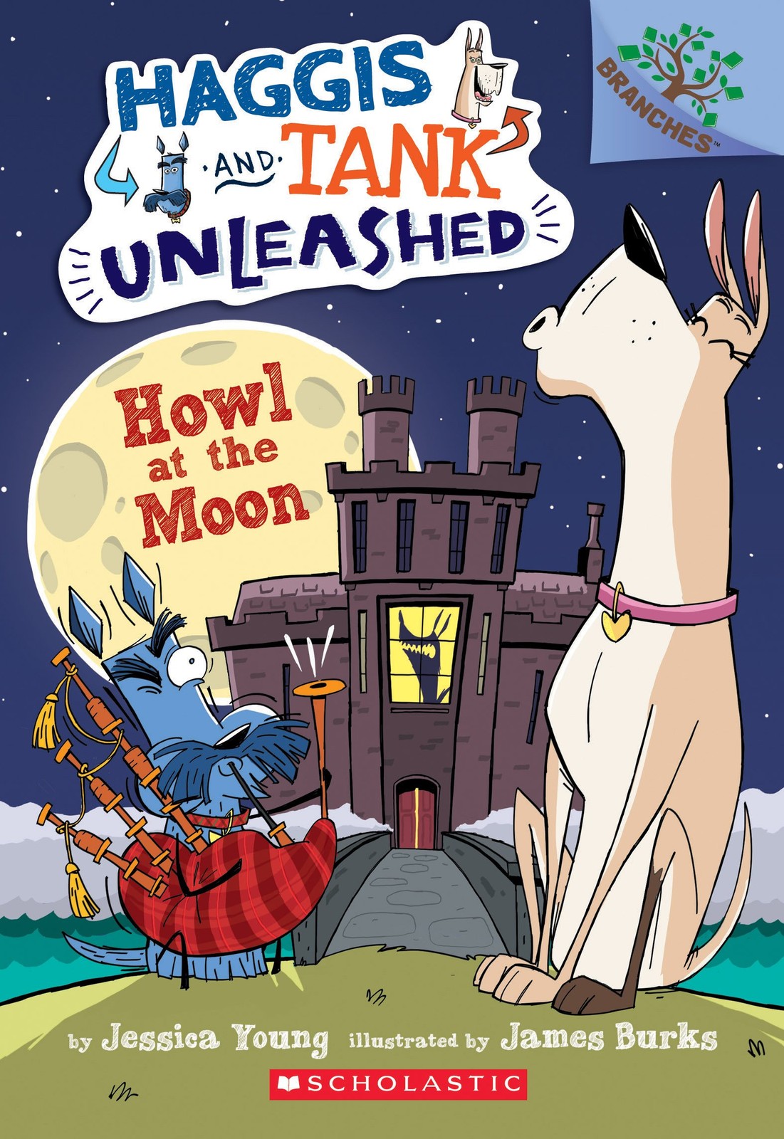 Howl at the Moon: A Branches Book (Haggis and Tank Unleashed #3) (3) – paper…
