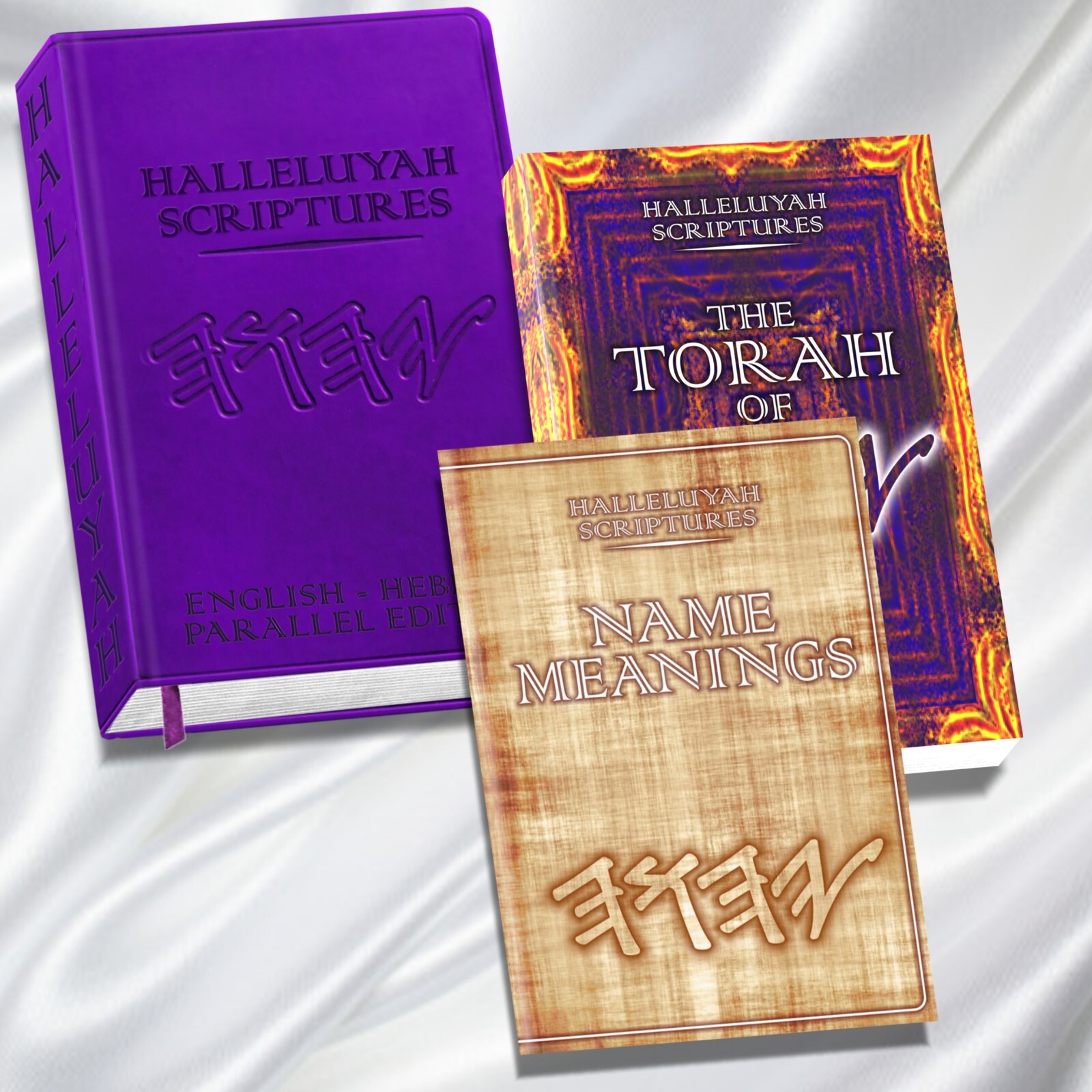 Hebrew English Parallel Restored Names Bible & 2 Free Books & Free Shipping