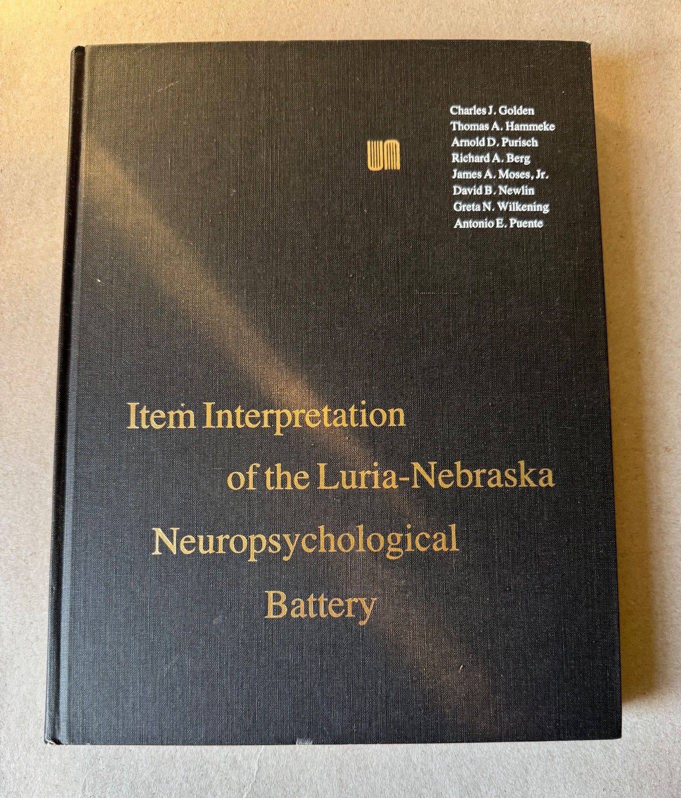 Item Interpretation of the Luria-Nebraska Neuropsychological Battery by Charles