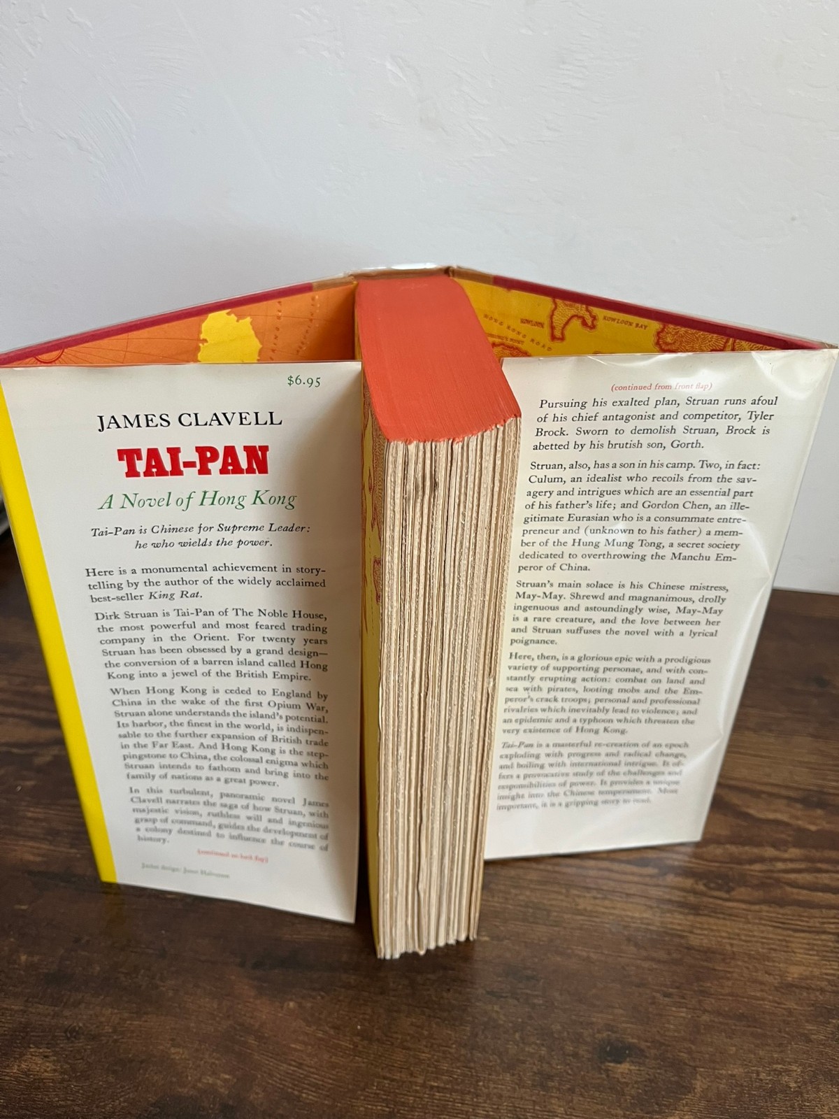 Tai-Pan (1966) by James Clavell – 1st Edition 6th Printing Hardcover DJ Shogun
