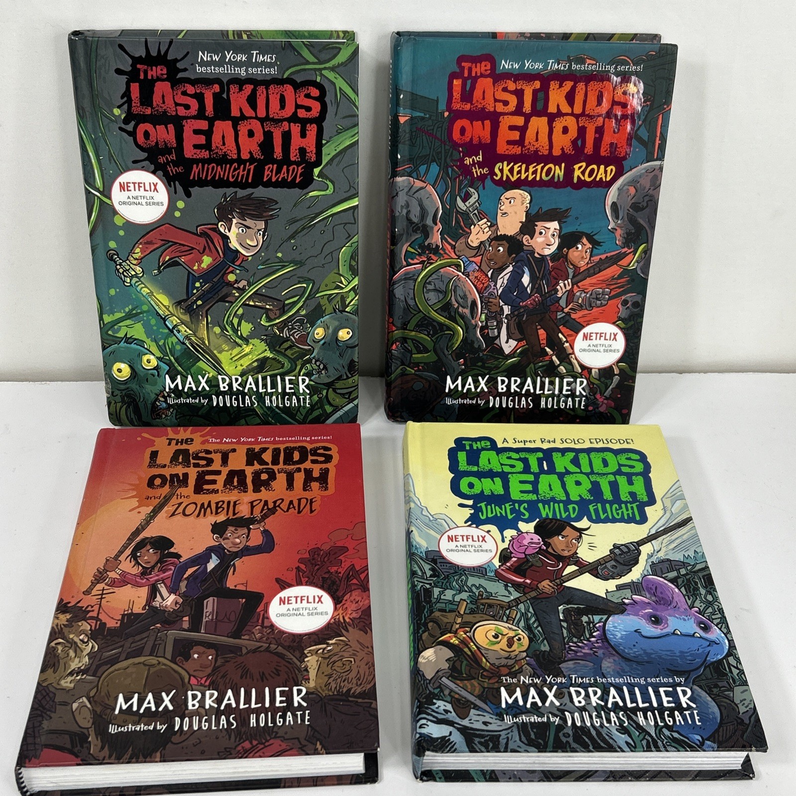 4 The Last Kids on Earth Series Book Set Hardcover Netflix Series Illustrated