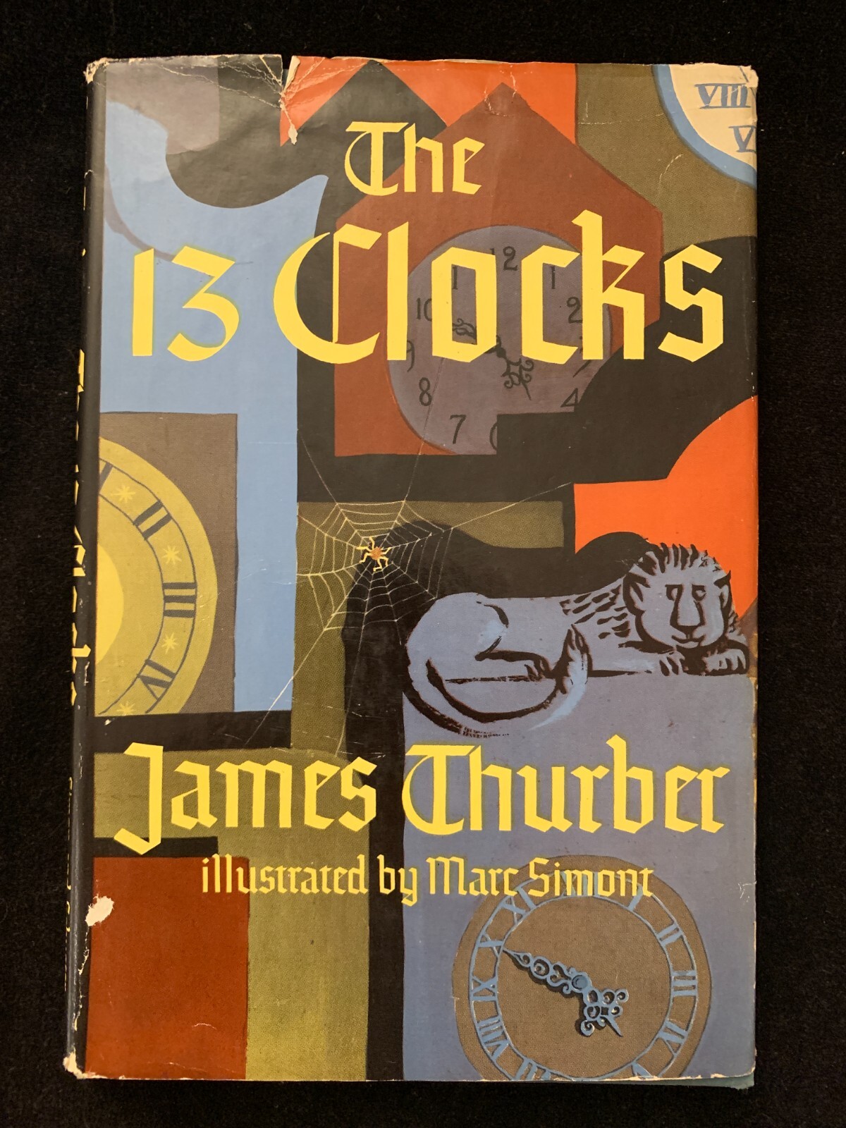 1st edition, 10th printing! The 13 Clocks by James Thurber 1950 HCDJ Very good