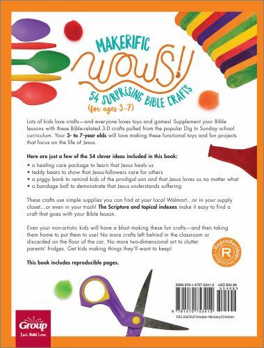 Makerific Wows!: 54 Surprising Bible Crafts (for Ages 3-7) by Group Publishing