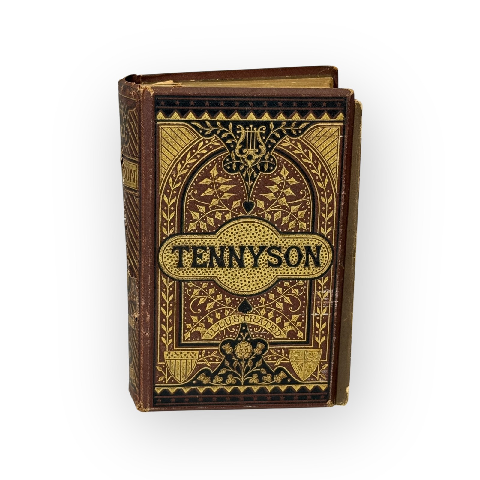 Antique The Works Alfred Tennyson Illustrated 1876 Lee & Shepard Book