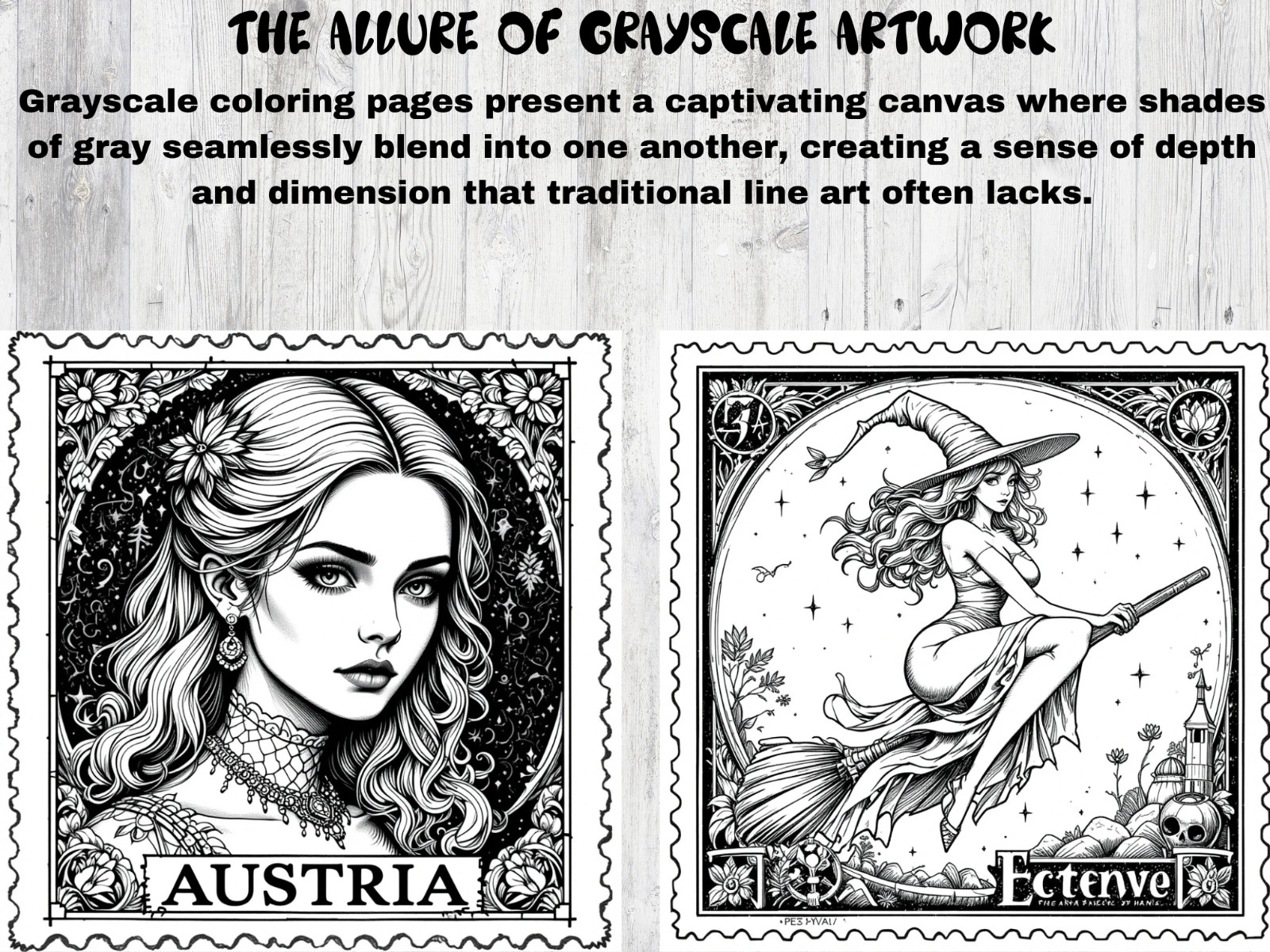 Adult Coloring Pages Antique Stamp Girls 500+ Printable Pages