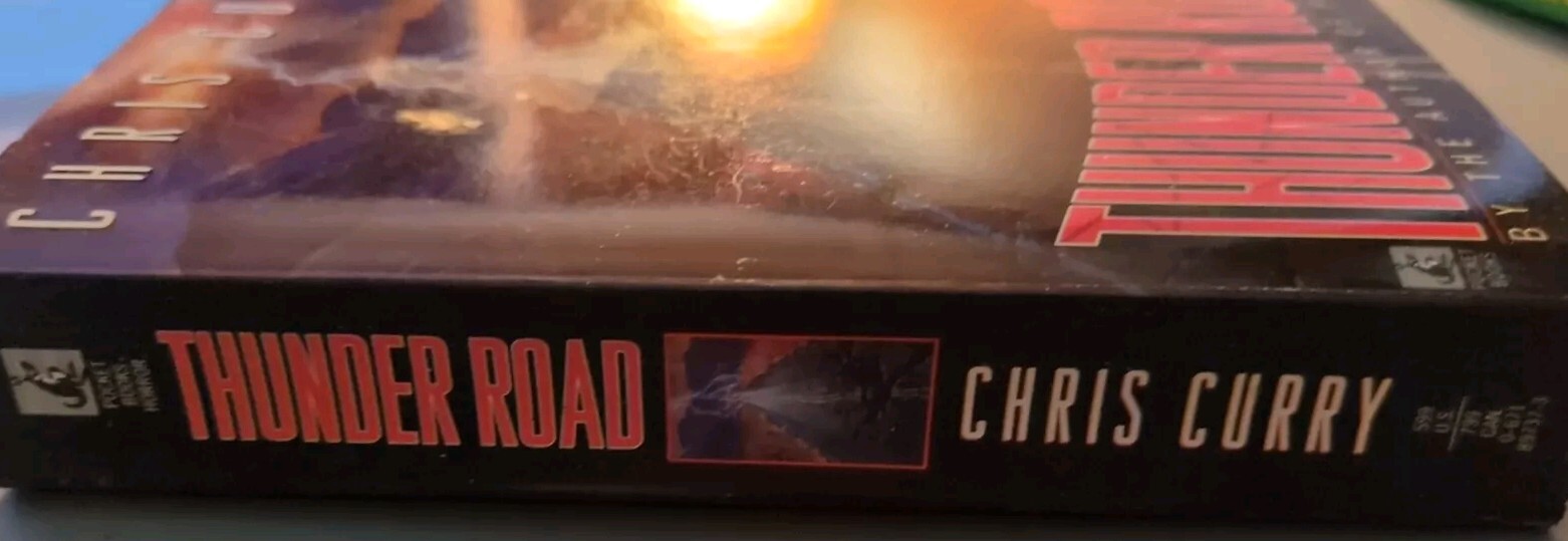 Vintage Horror PB Book THUNDER ROAD By Chris Curry 1995