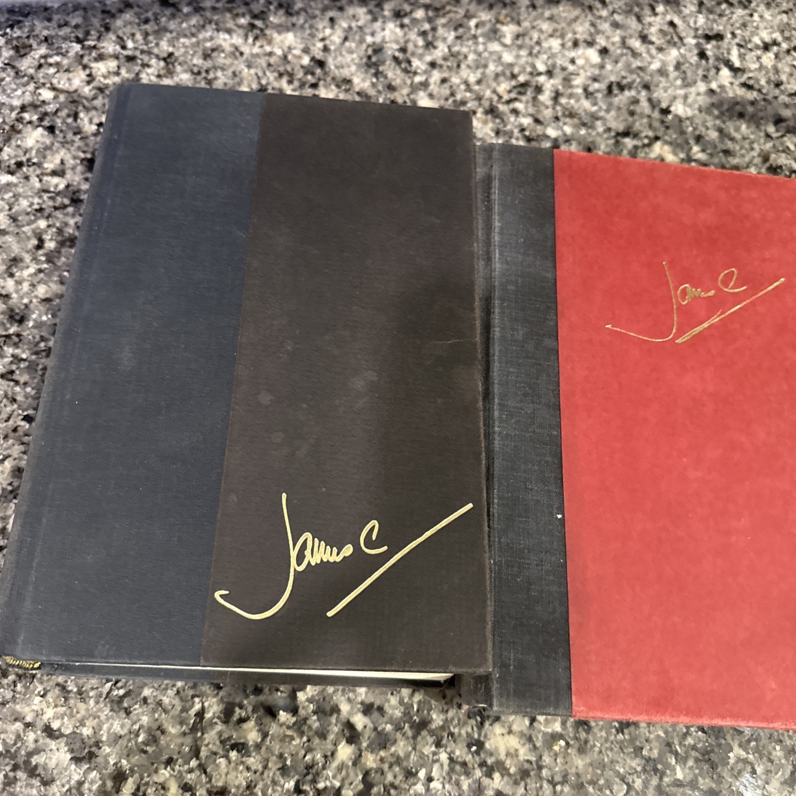 JAMES CLAVELL Hardcover Lot of 2 Whirlwind Gai-Jin Embossed Signature VTG Book