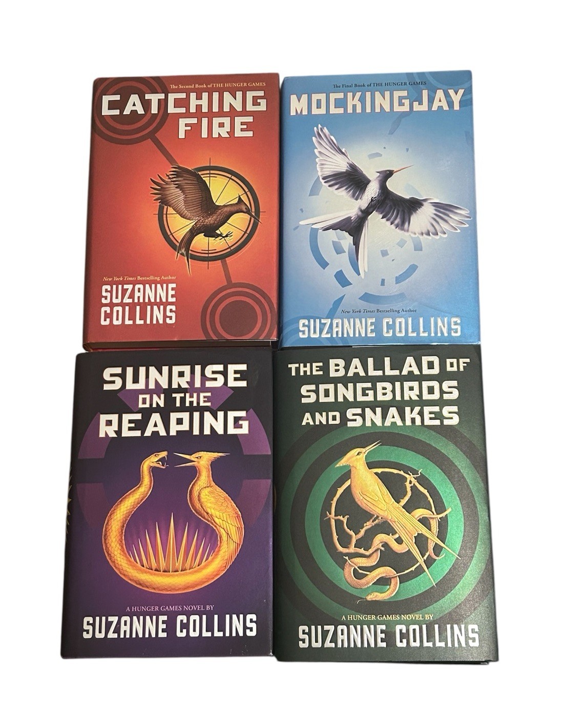 Hunger Games 4 Book Hardcover Lot Suzanne Collins Sunrise on the Reaping 1st Ed