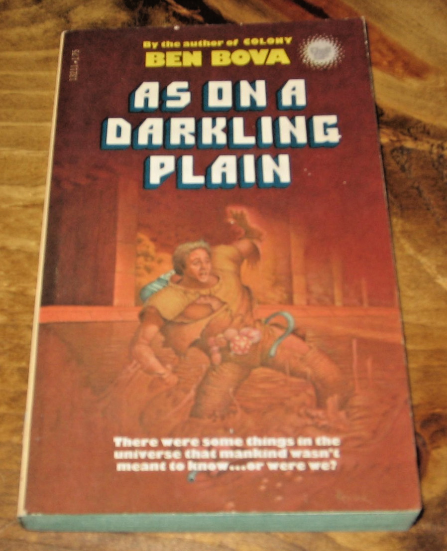 As on a Darkling Plain by Ben Bova 1978 Dell 1st/1st PB Sci-Fi Horror VG+