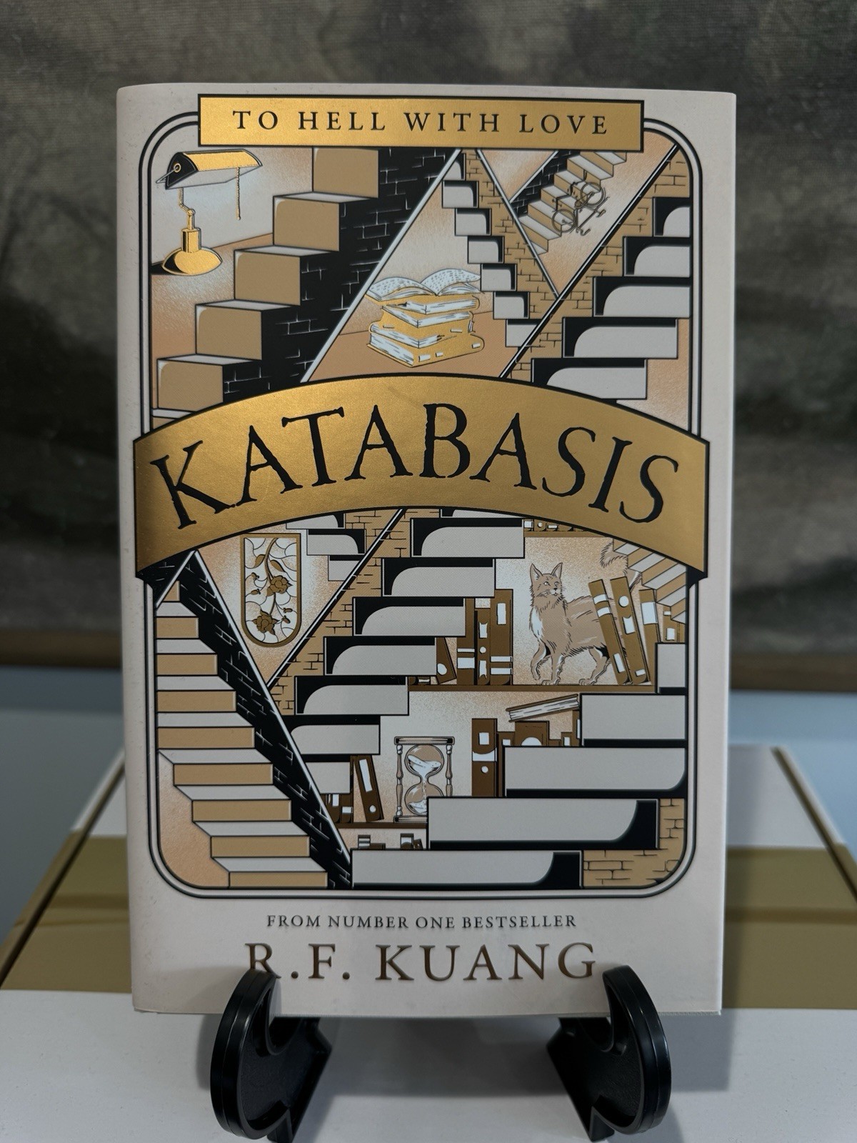 Fairyloot Exclusive Edition Katabasis by R. F. Kuang Hardcover Sprayed Edges