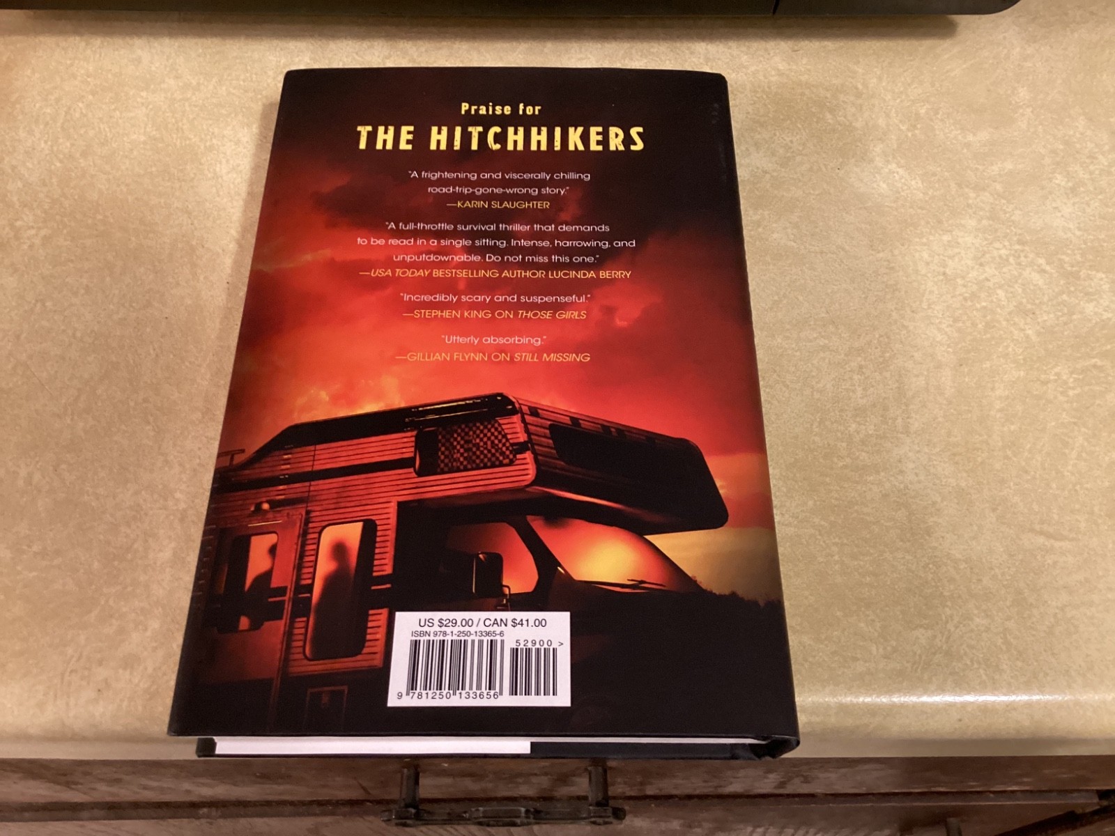 The Hitchhikers Chevy Stevens 2025 Novel Book Hardcover Dust Jacket